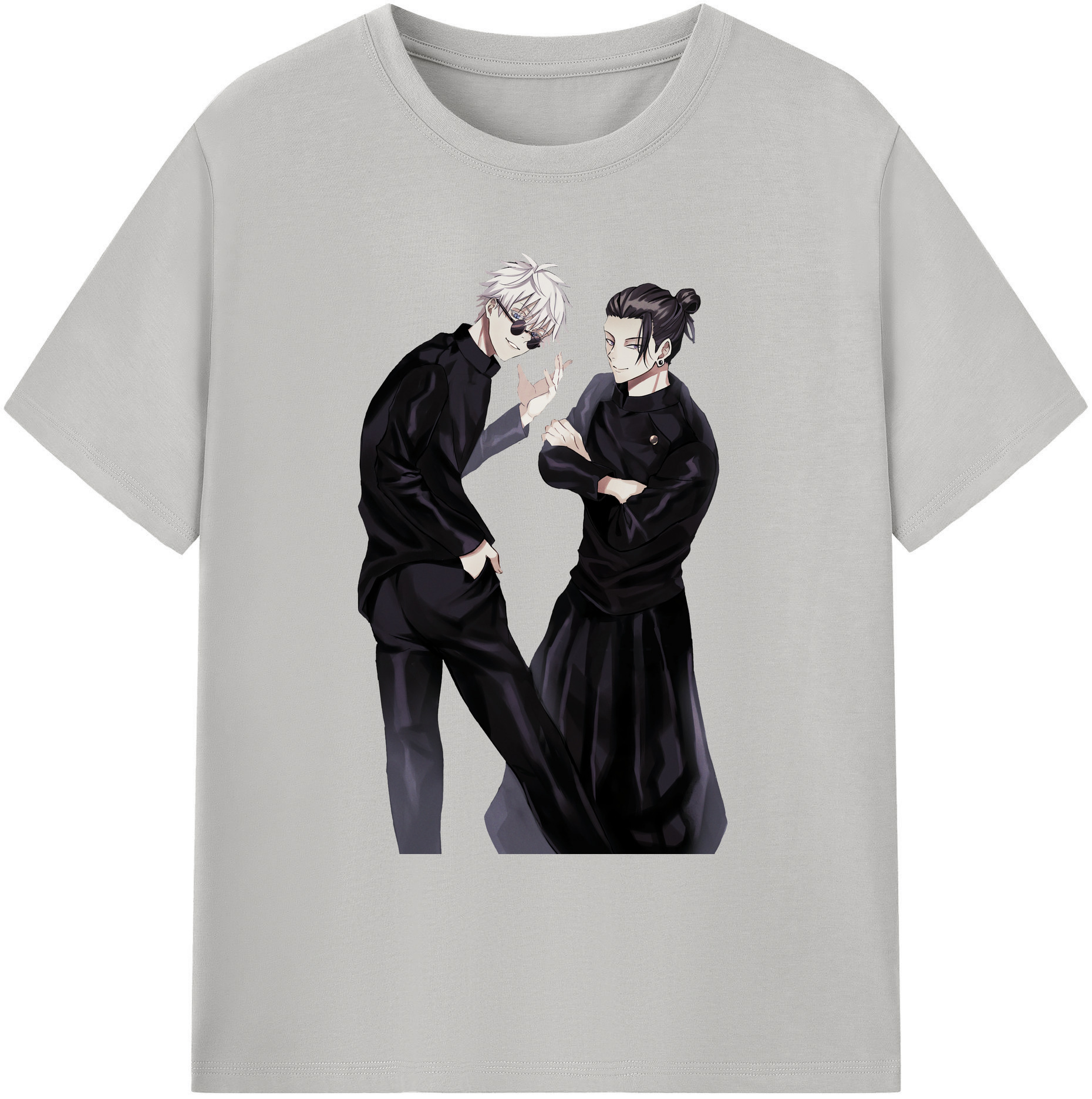 （画像用） 呪術廻戦 Jujutsu Kaisen 綿100％ メンズ半袖Tシャツ｜肌触りやわらか＆通気性