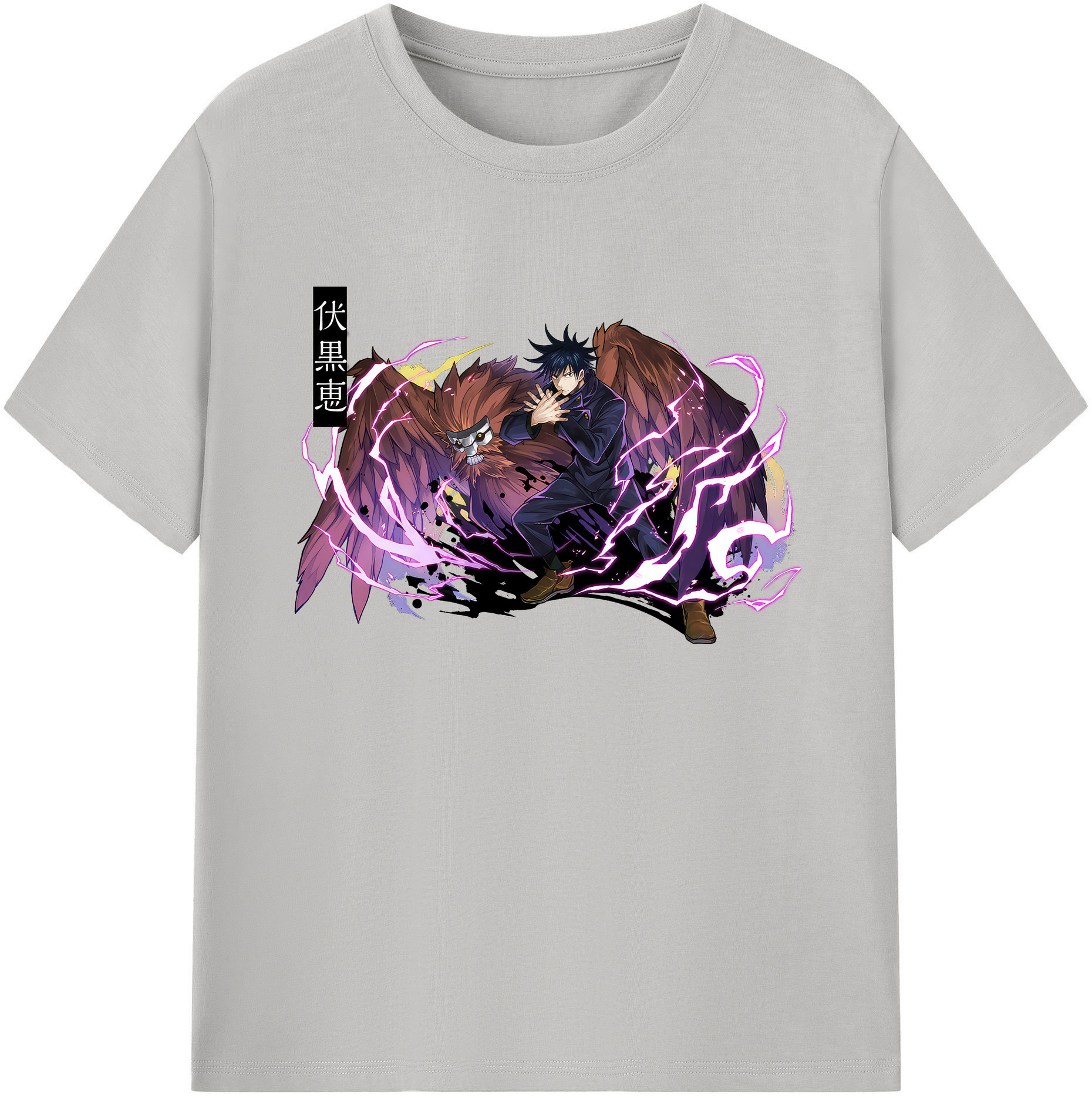 （画像用） 呪術廻戦 Jujutsu Kaisen 綿100％ メンズ半袖Tシャツ｜肌触りやわらか＆通気性