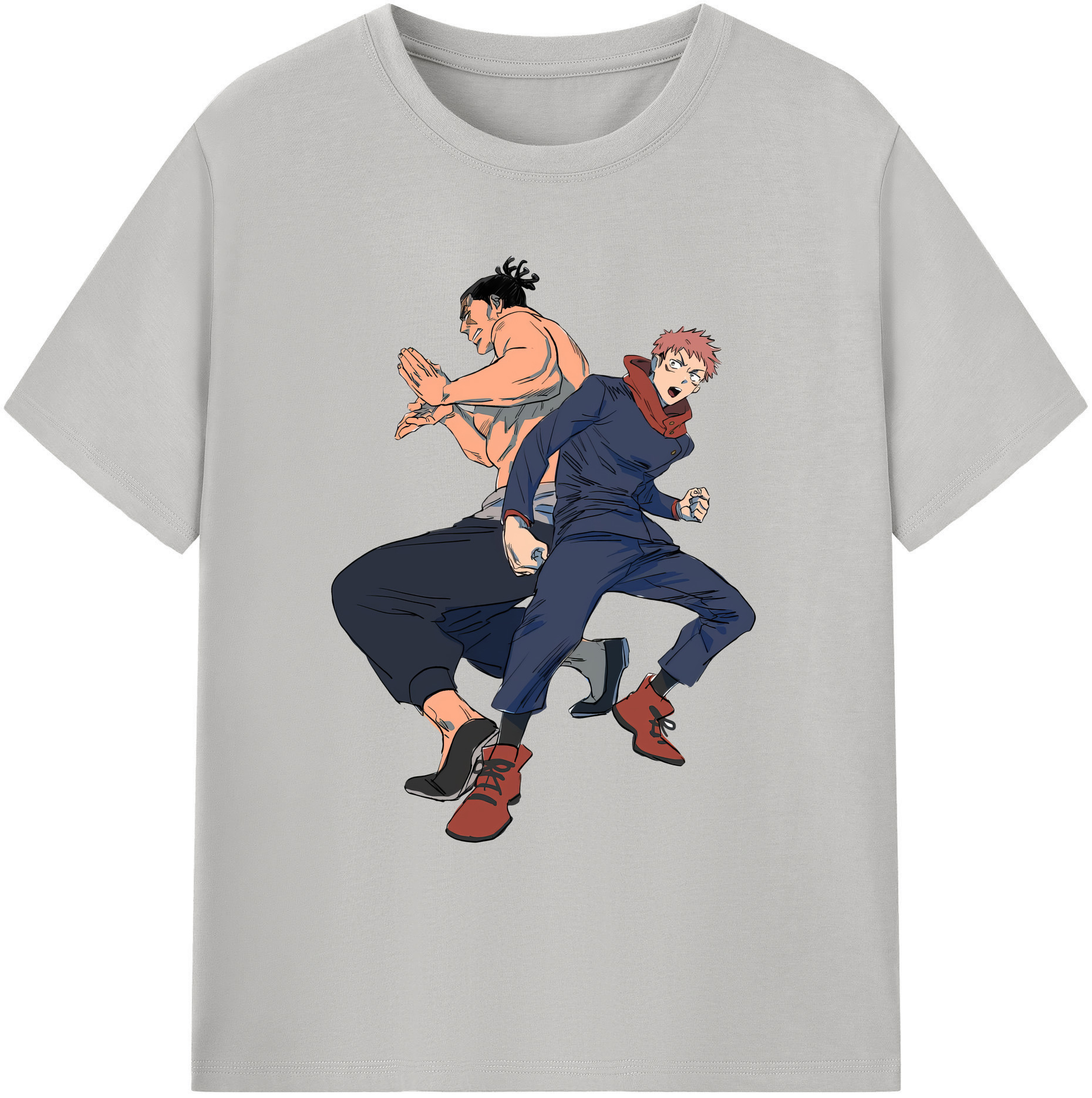 （画像用） 呪術廻戦 Jujutsu Kaisen 綿100％ メンズ半袖Tシャツ｜肌触りやわらか＆通気性