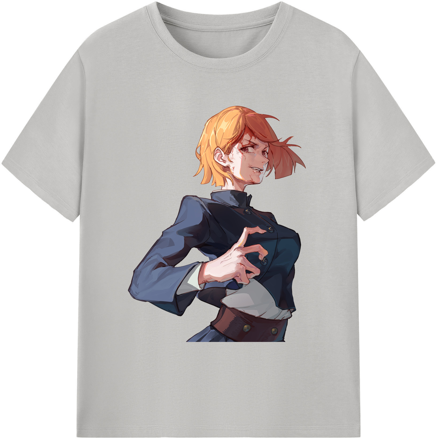 （画像用） 呪術廻戦 Jujutsu Kaisen 綿100％ メンズ半袖Tシャツ｜肌触りやわらか＆通気性
