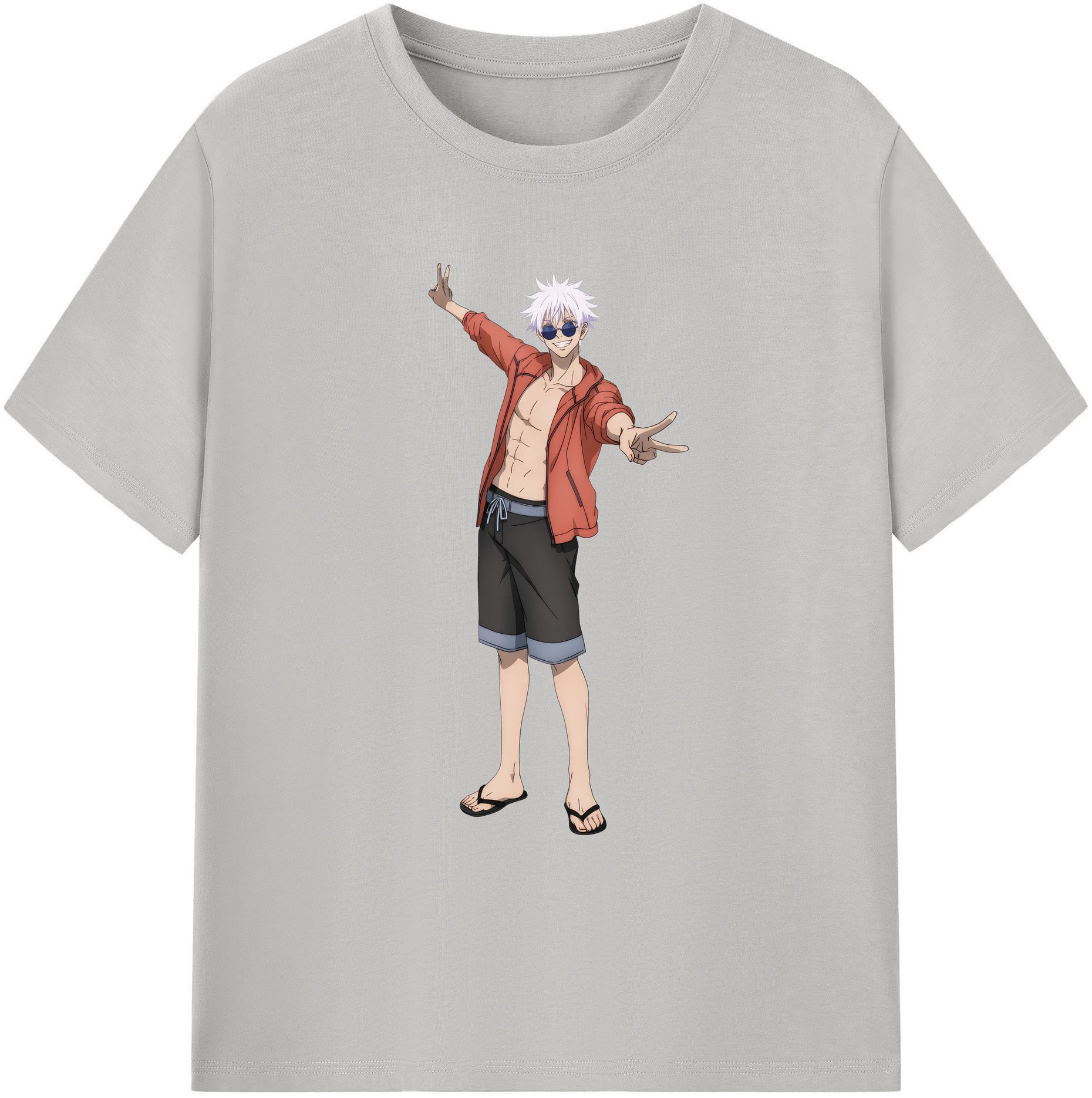 （画像用） 呪術廻戦 Jujutsu Kaisen 綿100％ メンズ半袖Tシャツ｜肌触りやわらか＆通気性
