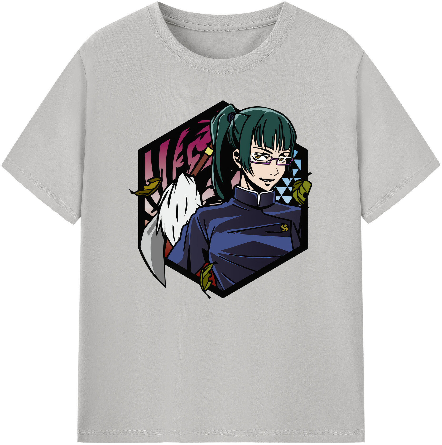 （画像用） 呪術廻戦 Jujutsu Kaisen 綿100％ メンズ半袖Tシャツ｜肌触りやわらか＆通気性