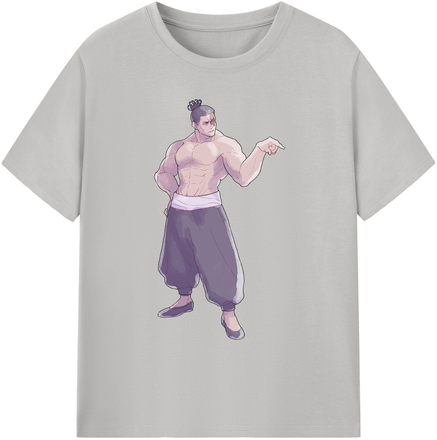 （画像用） 呪術廻戦 Jujutsu Kaisen 綿100％ メンズ半袖Tシャツ｜肌触りやわらか＆通気性