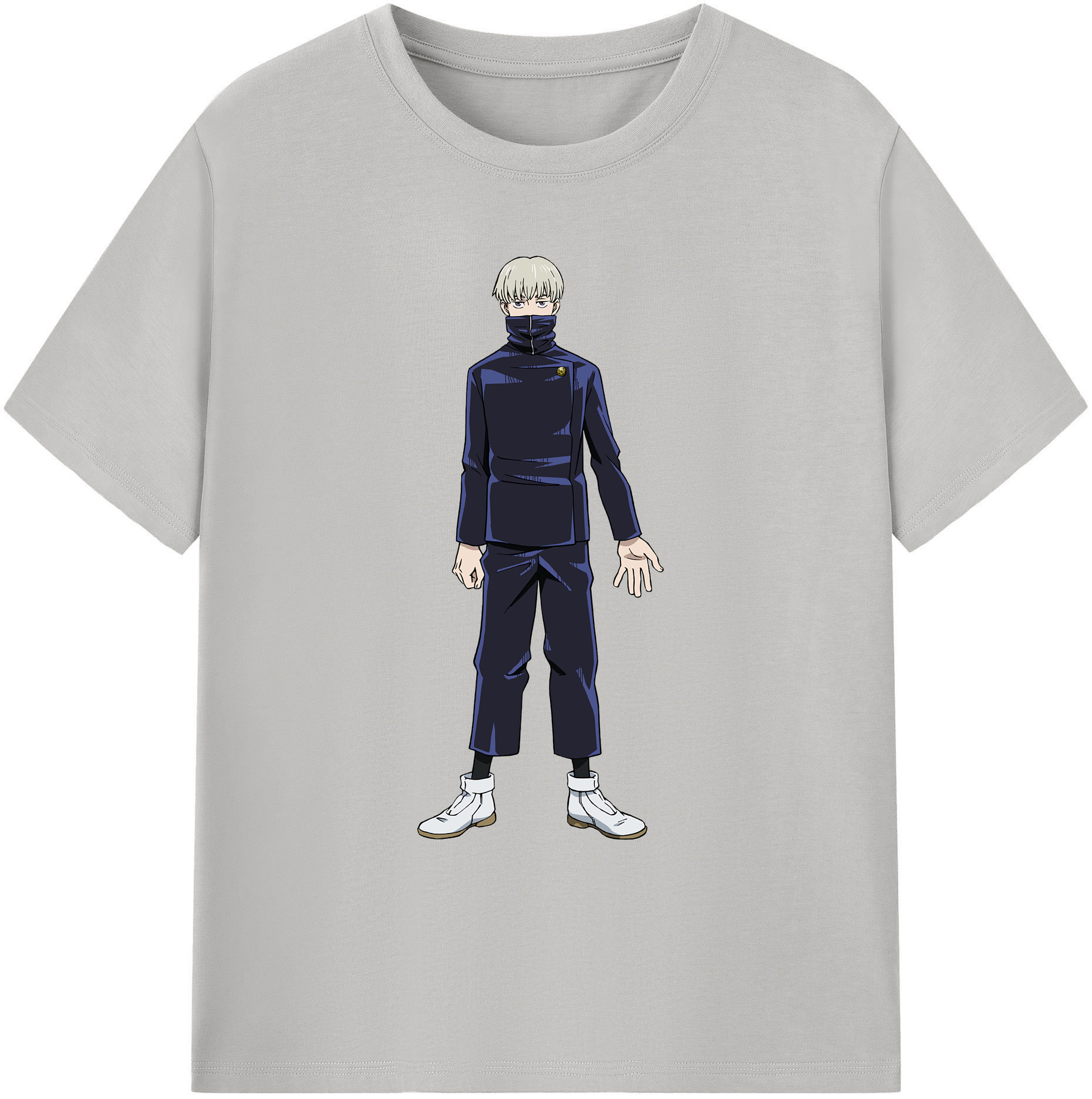（画像用） 呪術廻戦 Jujutsu Kaisen 綿100％ メンズ半袖Tシャツ｜肌触りやわらか＆通気性