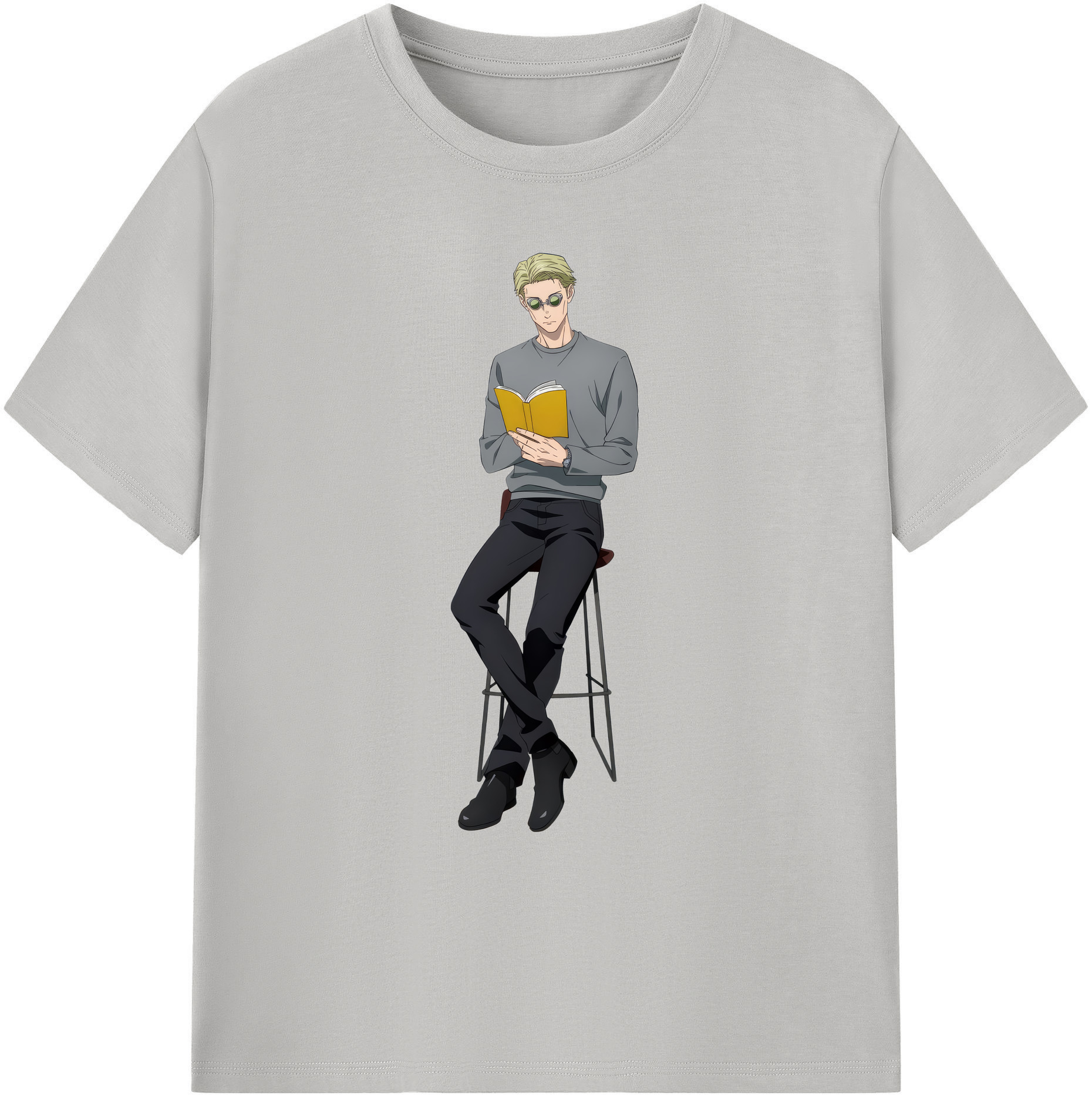 （画像用） 呪術廻戦 Jujutsu Kaisen 綿100％ メンズ半袖Tシャツ｜肌触りやわらか＆通気性