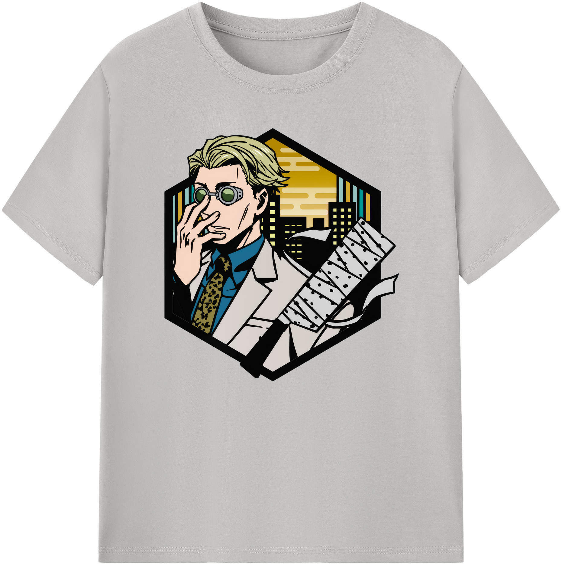 （画像用） 呪術廻戦 Jujutsu Kaisen 綿100％ メンズ半袖Tシャツ｜肌触りやわらか＆通気性