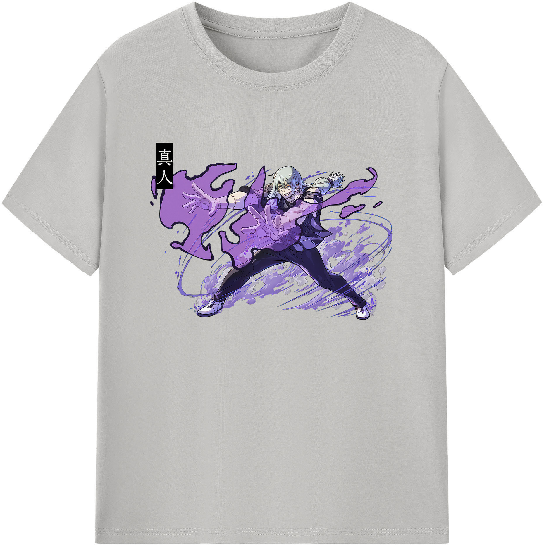 （画像用） 呪術廻戦 Jujutsu Kaisen 綿100％ メンズ半袖Tシャツ｜肌触りやわらか＆通気性