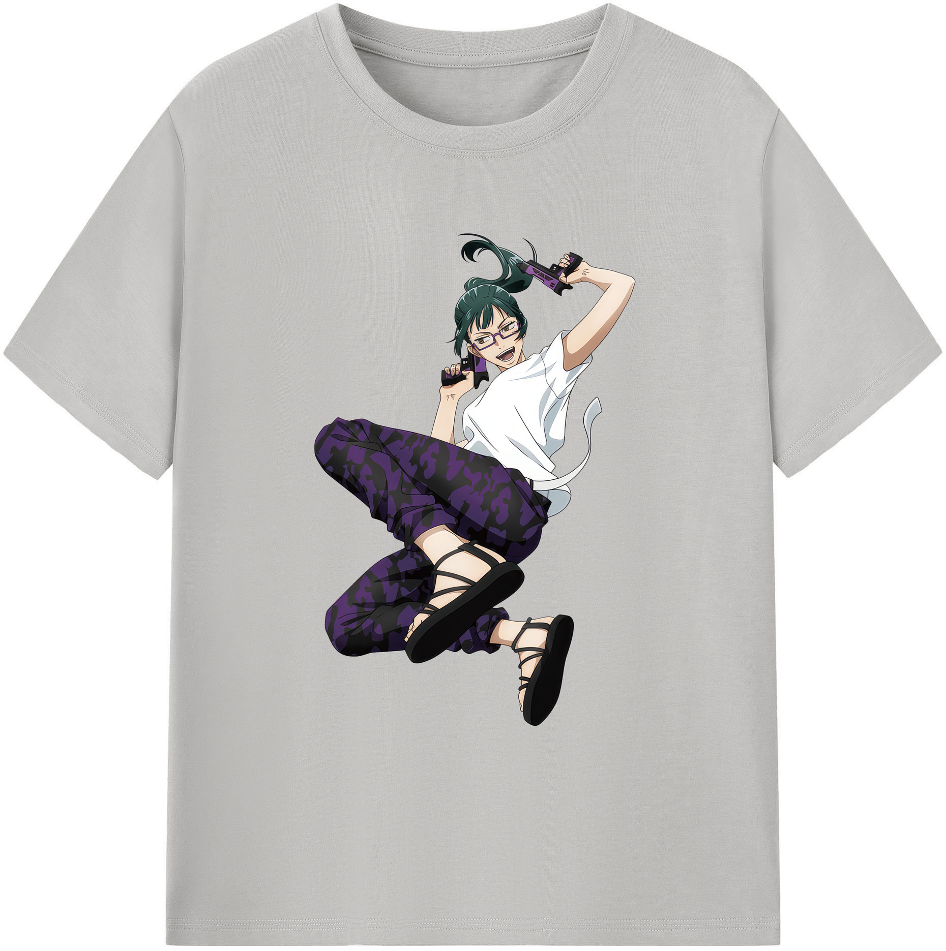 （画像用） 呪術廻戦 Jujutsu Kaisen 綿100％ メンズ半袖Tシャツ｜肌触りやわらか＆通気性