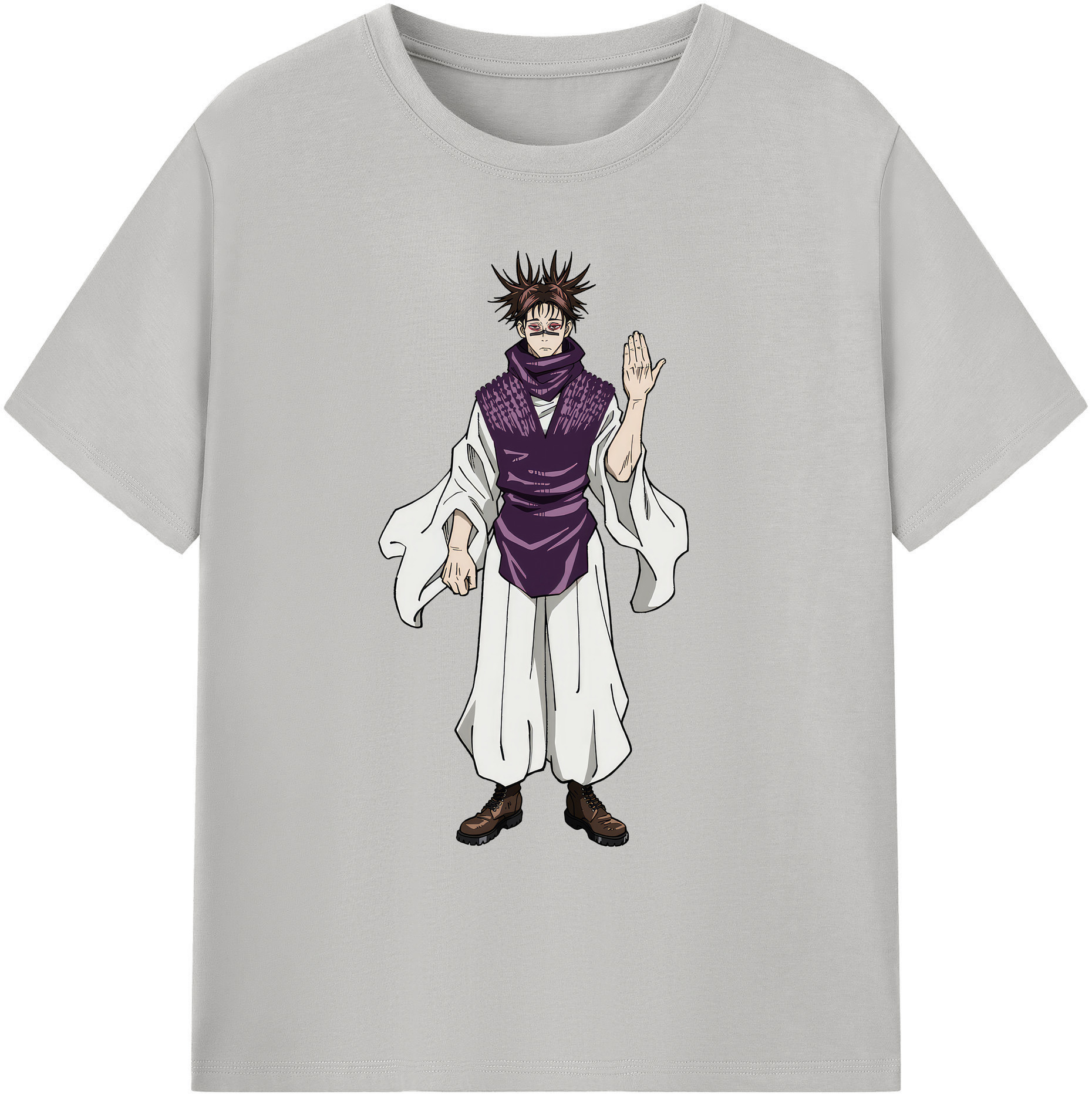 （画像用） 呪術廻戦 Jujutsu Kaisen 綿100％ メンズ半袖Tシャツ｜肌触りやわらか＆通気性