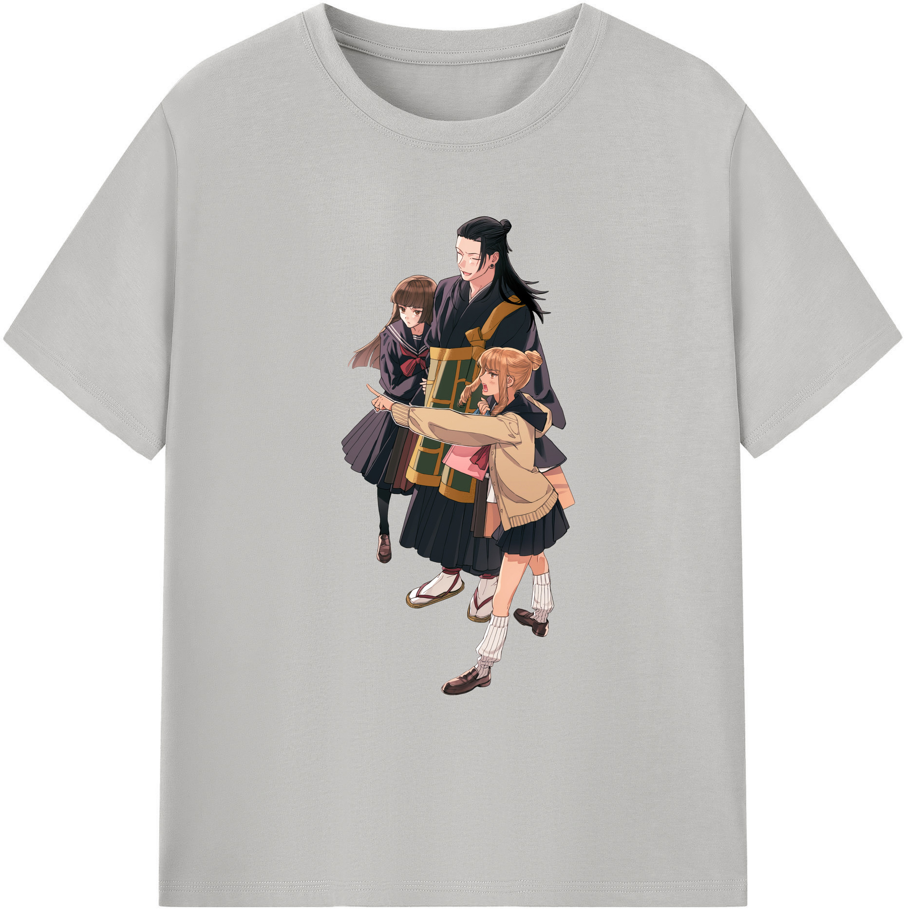 （画像用） 呪術廻戦 Jujutsu Kaisen 綿100％ メンズ半袖Tシャツ｜肌触りやわらか＆通気性