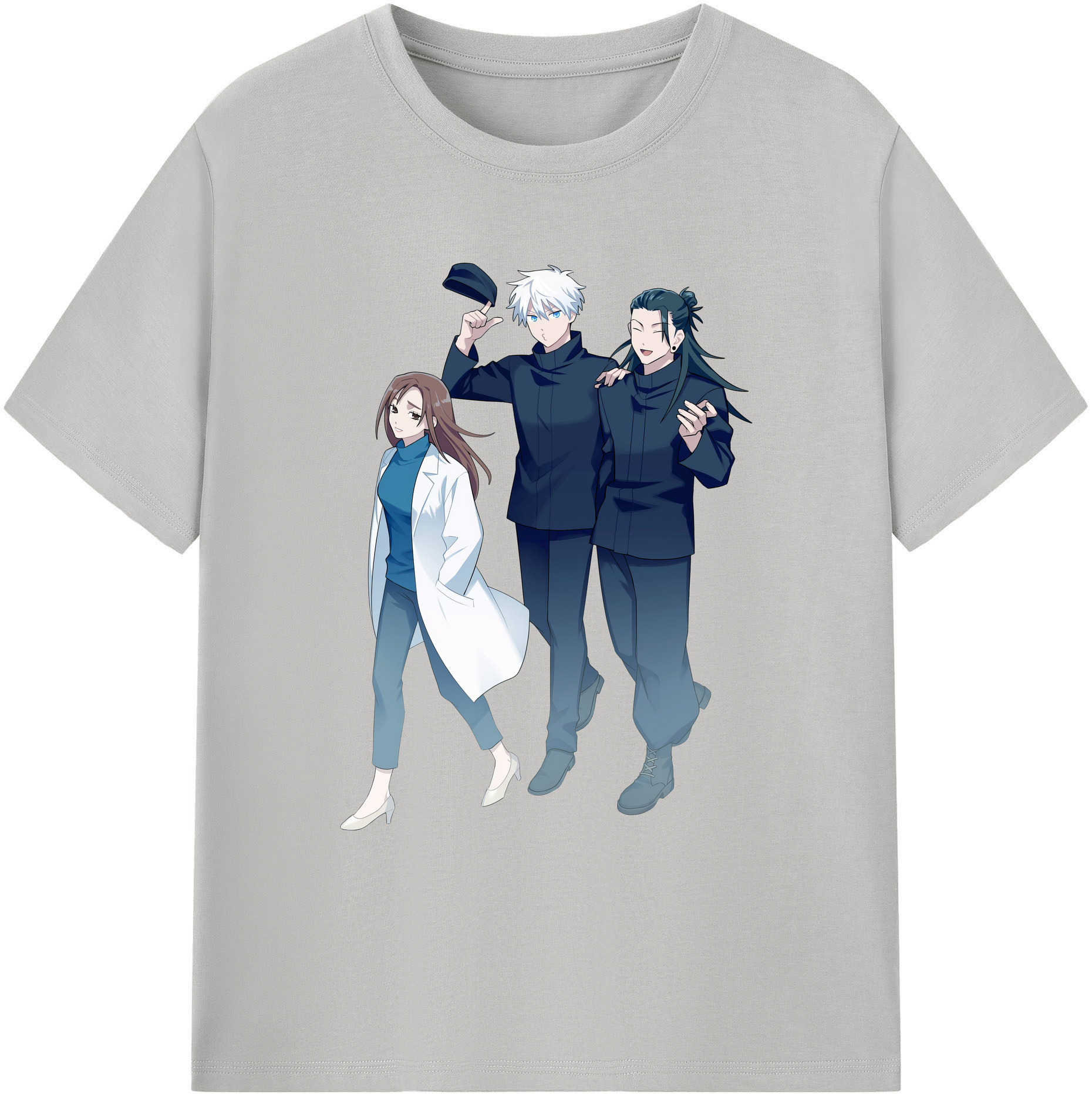 （画像用） 呪術廻戦 Jujutsu Kaisen 綿100％ メンズ半袖Tシャツ｜肌触りやわらか＆通気性