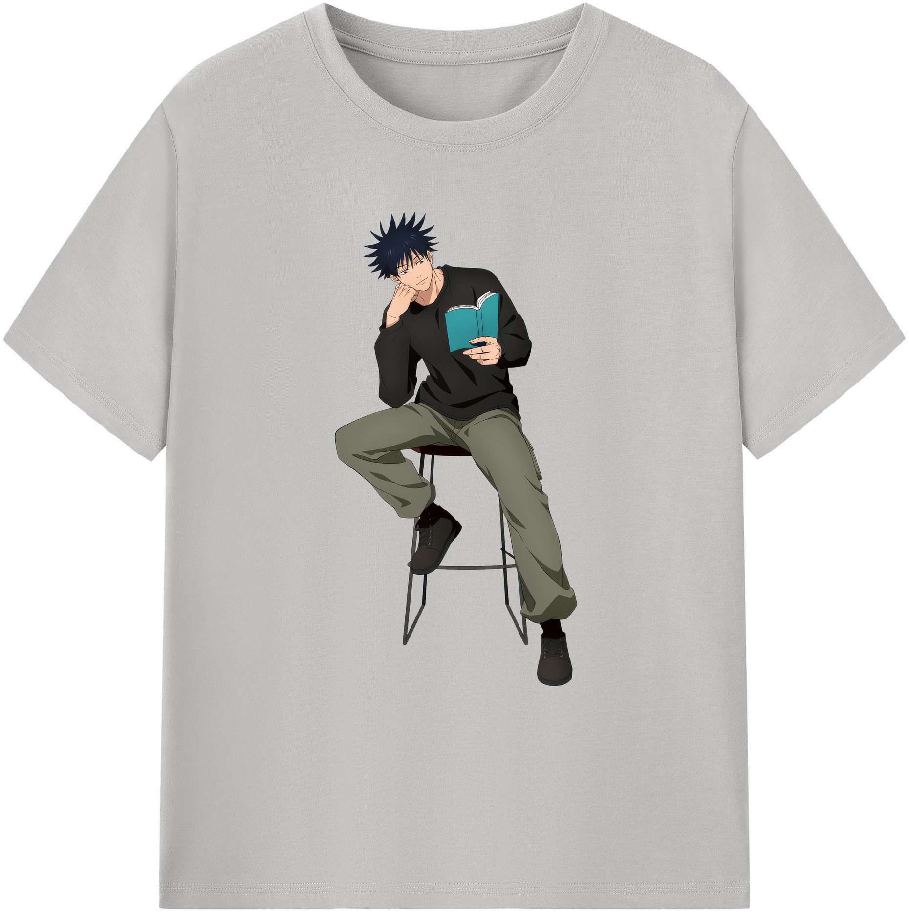 （画像用） 呪術廻戦 Jujutsu Kaisen 綿100％ メンズ半袖Tシャツ｜肌触りやわらか＆通気性