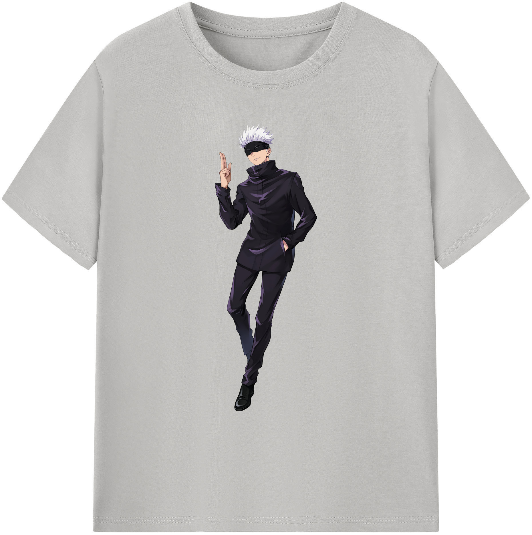 （画像用） 呪術廻戦 Jujutsu Kaisen 綿100％ メンズ半袖Tシャツ｜肌触りやわらか＆通気性