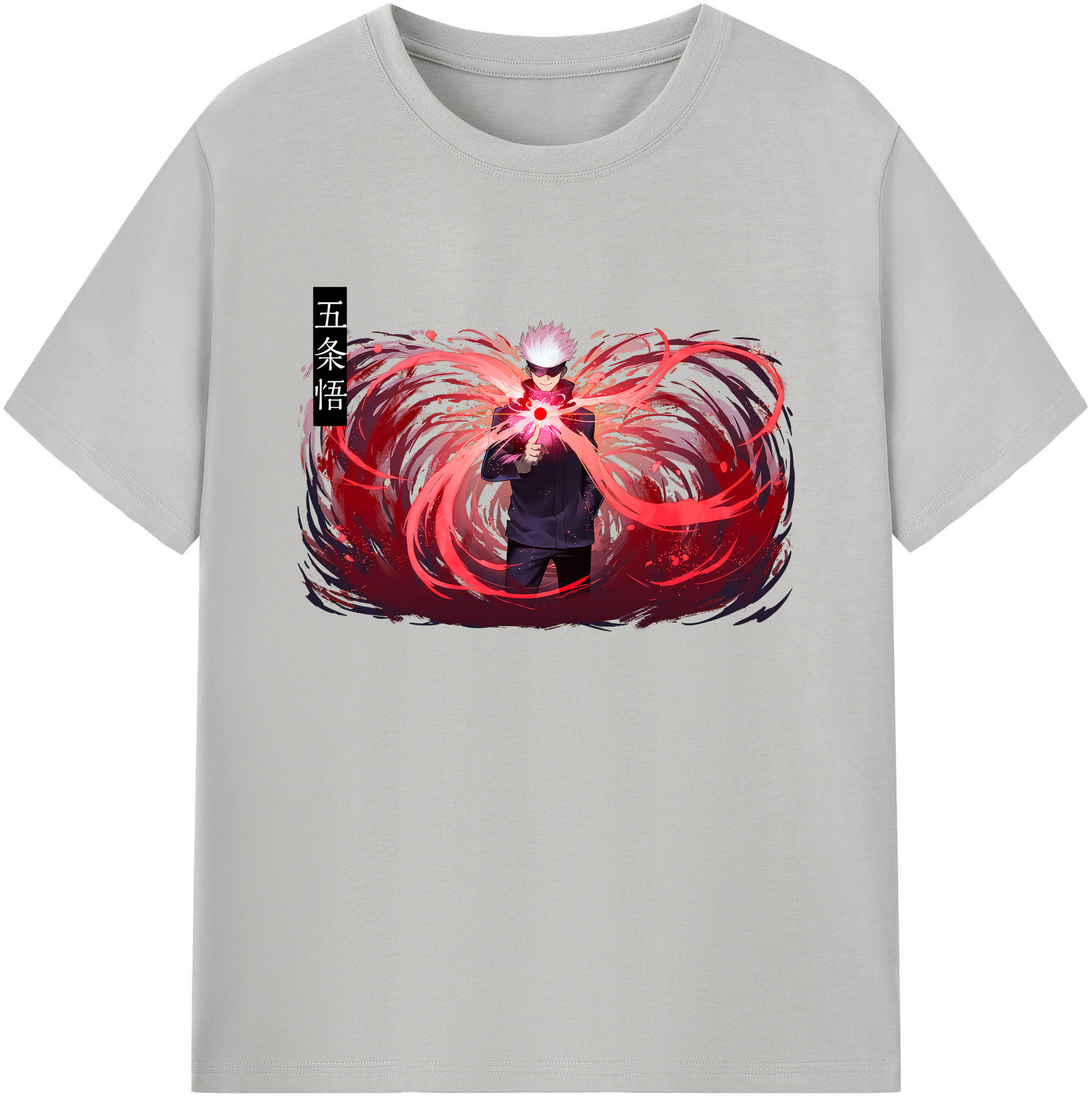 （画像用） 呪術廻戦 Jujutsu Kaisen 綿100％ メンズ半袖Tシャツ｜肌触りやわらか＆通気性