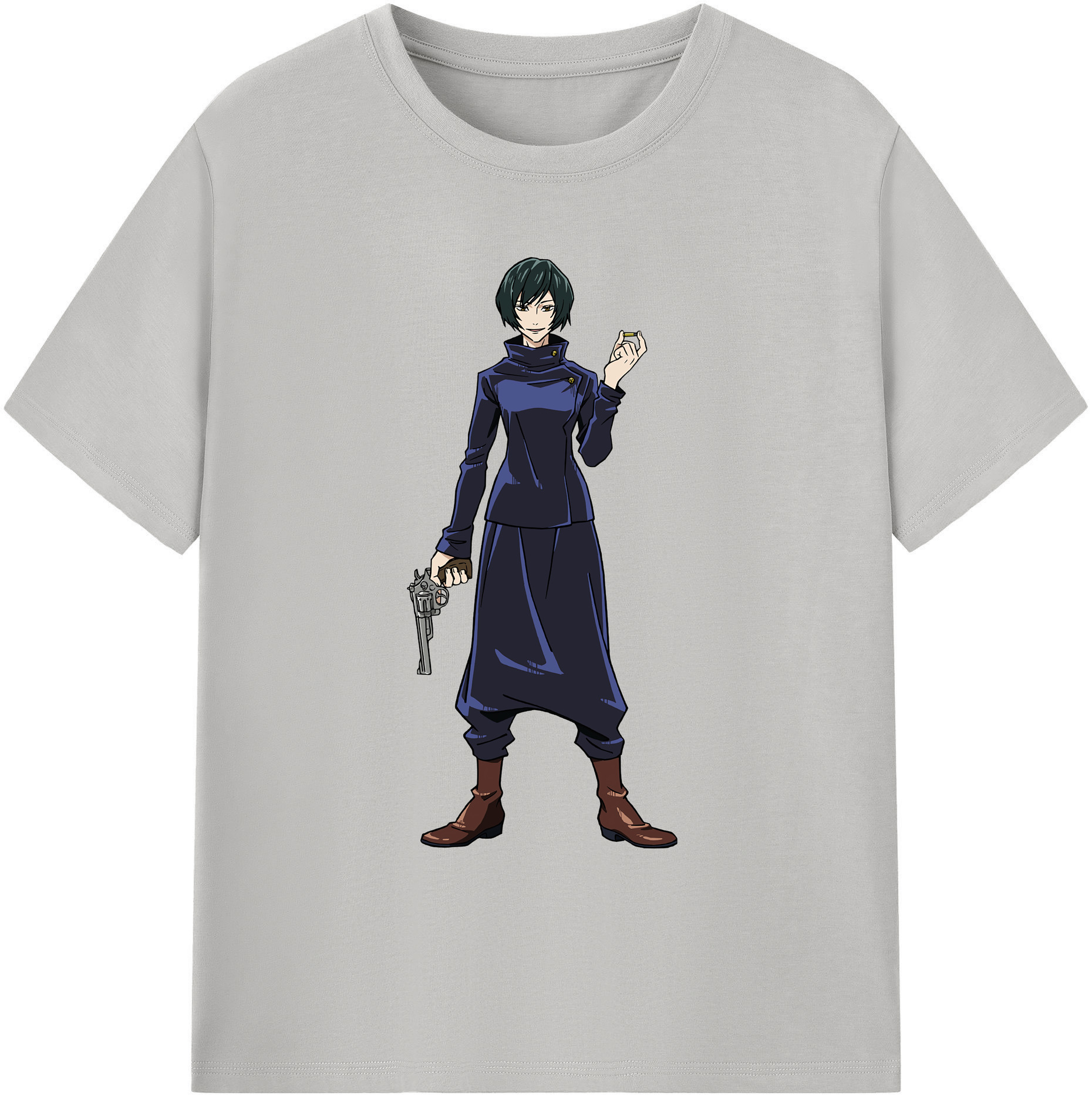 （画像用） 呪術廻戦 Jujutsu Kaisen 綿100％ メンズ半袖Tシャツ｜肌触りやわらか＆通気性