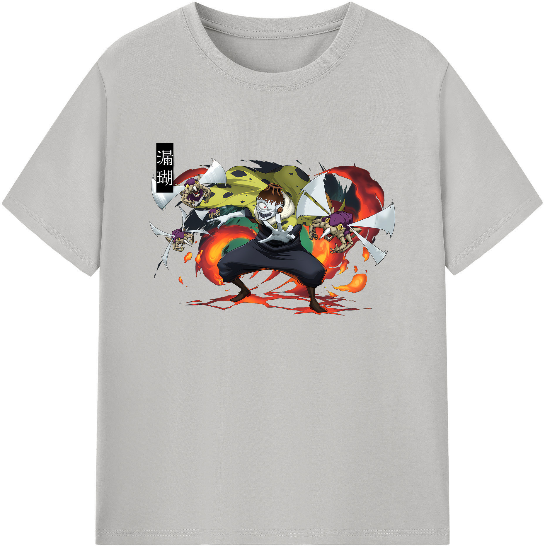 （画像用） 呪術廻戦 Jujutsu Kaisen 綿100％ メンズ半袖Tシャツ｜肌触りやわらか＆通気性