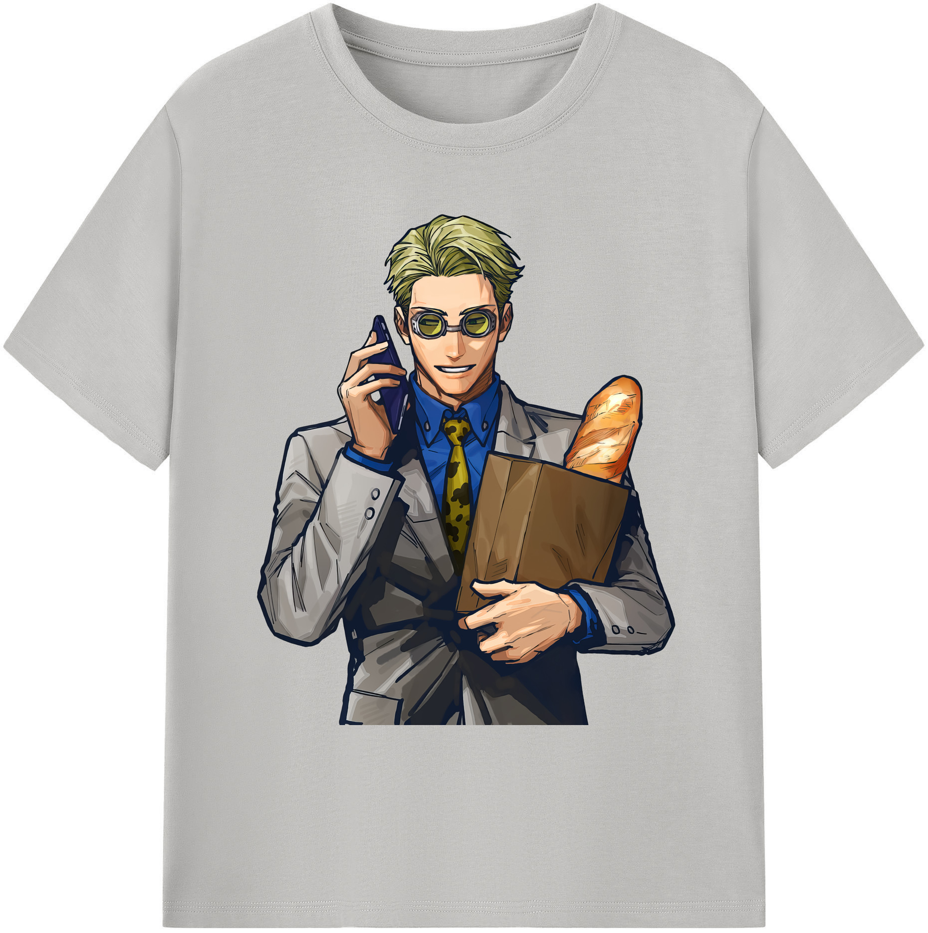 （画像用） 呪術廻戦 Jujutsu Kaisen 綿100％ メンズ半袖Tシャツ｜肌触りやわらか＆通気性