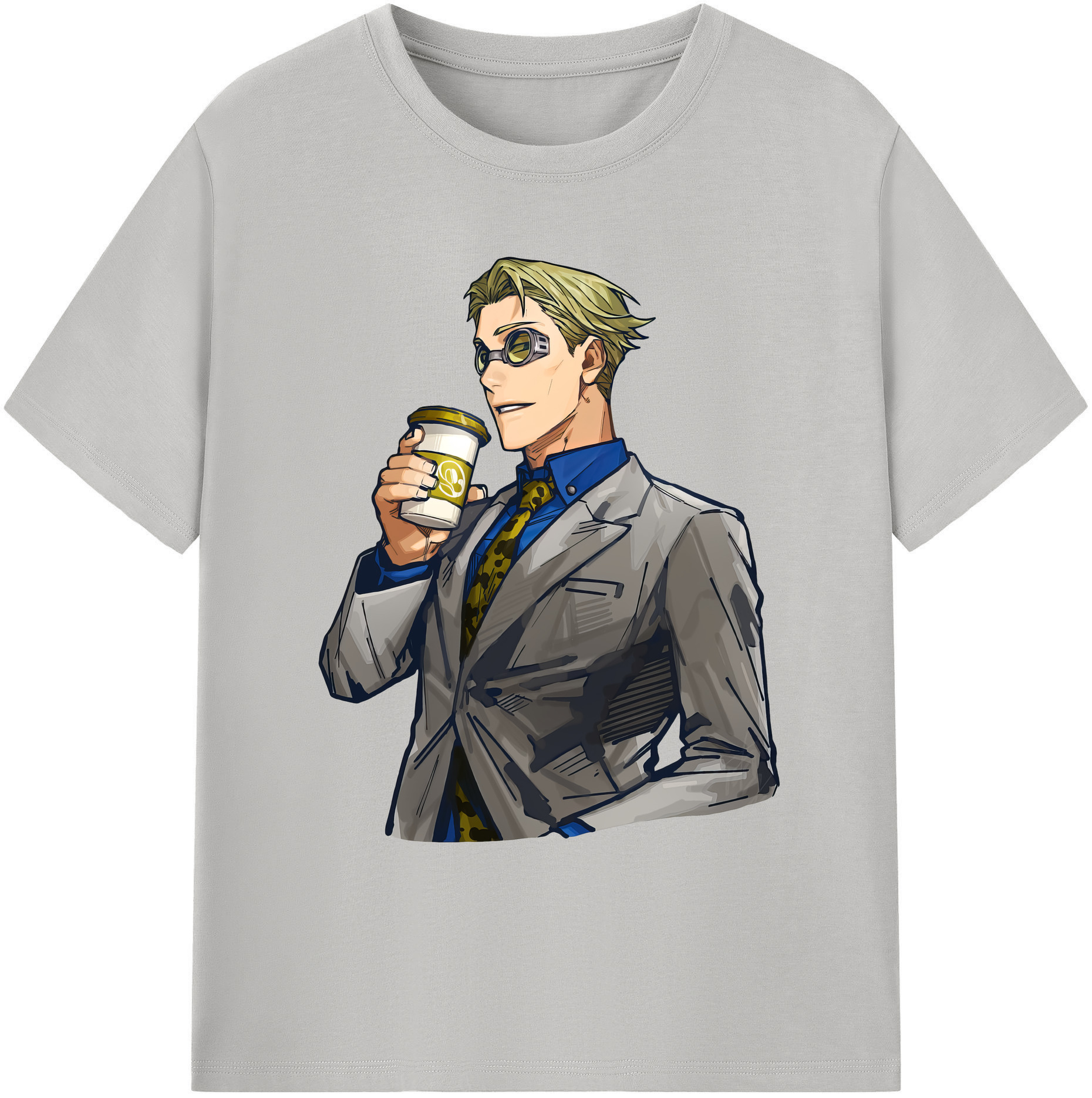 （画像用） 呪術廻戦 Jujutsu Kaisen 綿100％ メンズ半袖Tシャツ｜肌触りやわらか＆通気性