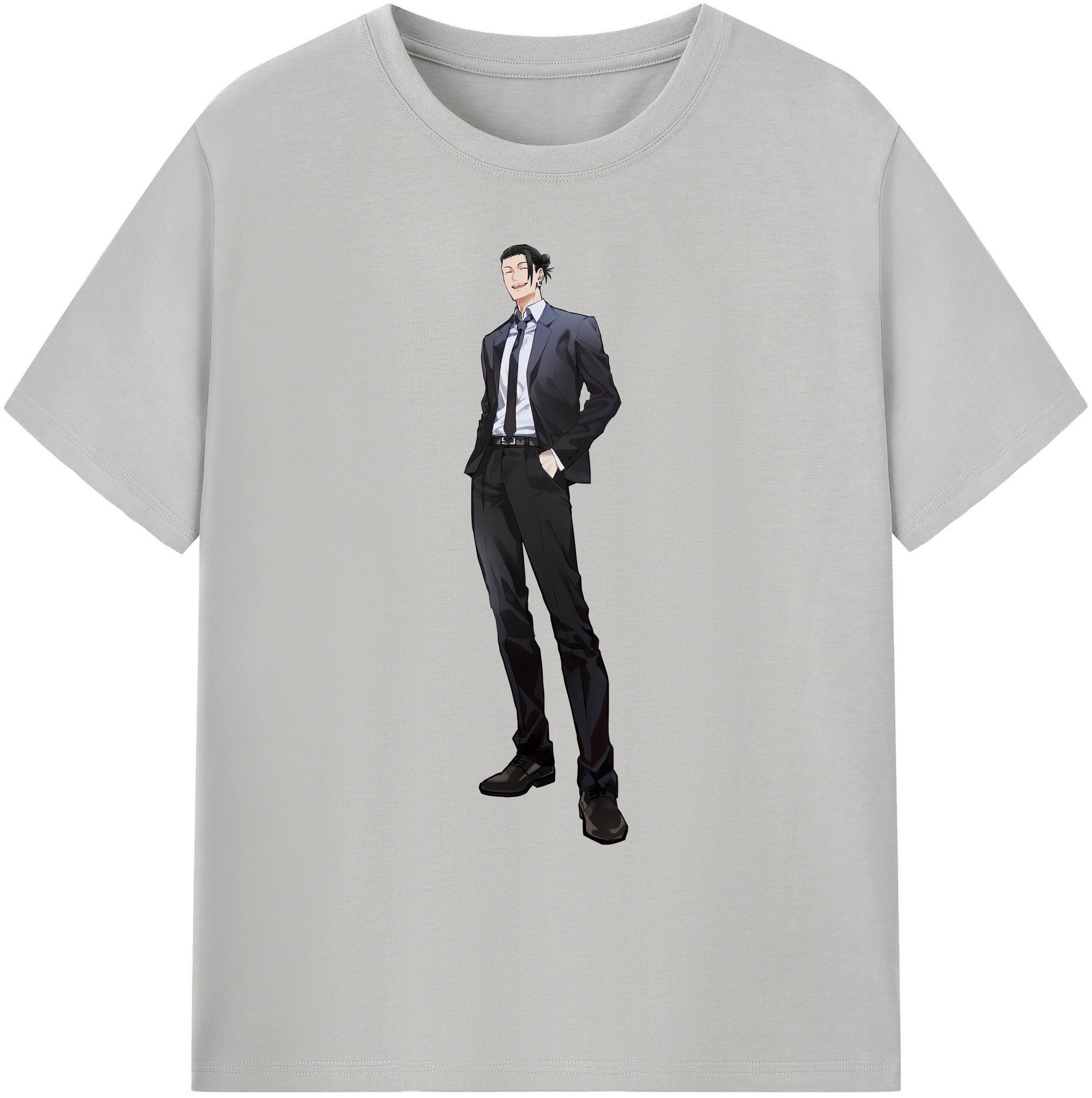 （画像用） 呪術廻戦 Jujutsu Kaisen 綿100％ メンズ半袖Tシャツ｜肌触りやわらか＆通気性
