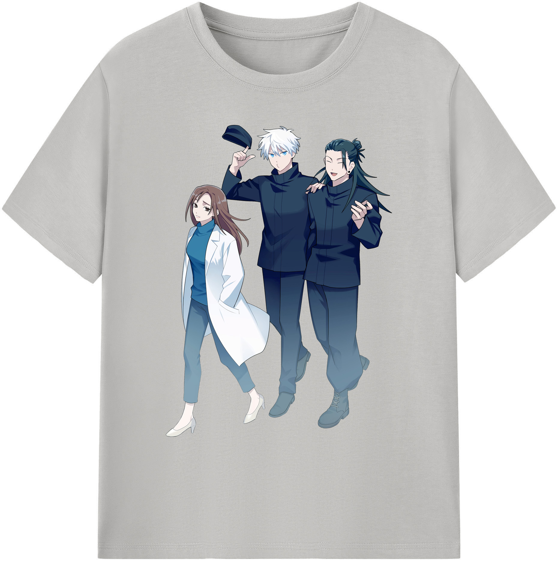 （画像用） 呪術廻戦 Jujutsu Kaisen 綿100％ メンズ半袖Tシャツ｜肌触りやわらか＆通気性