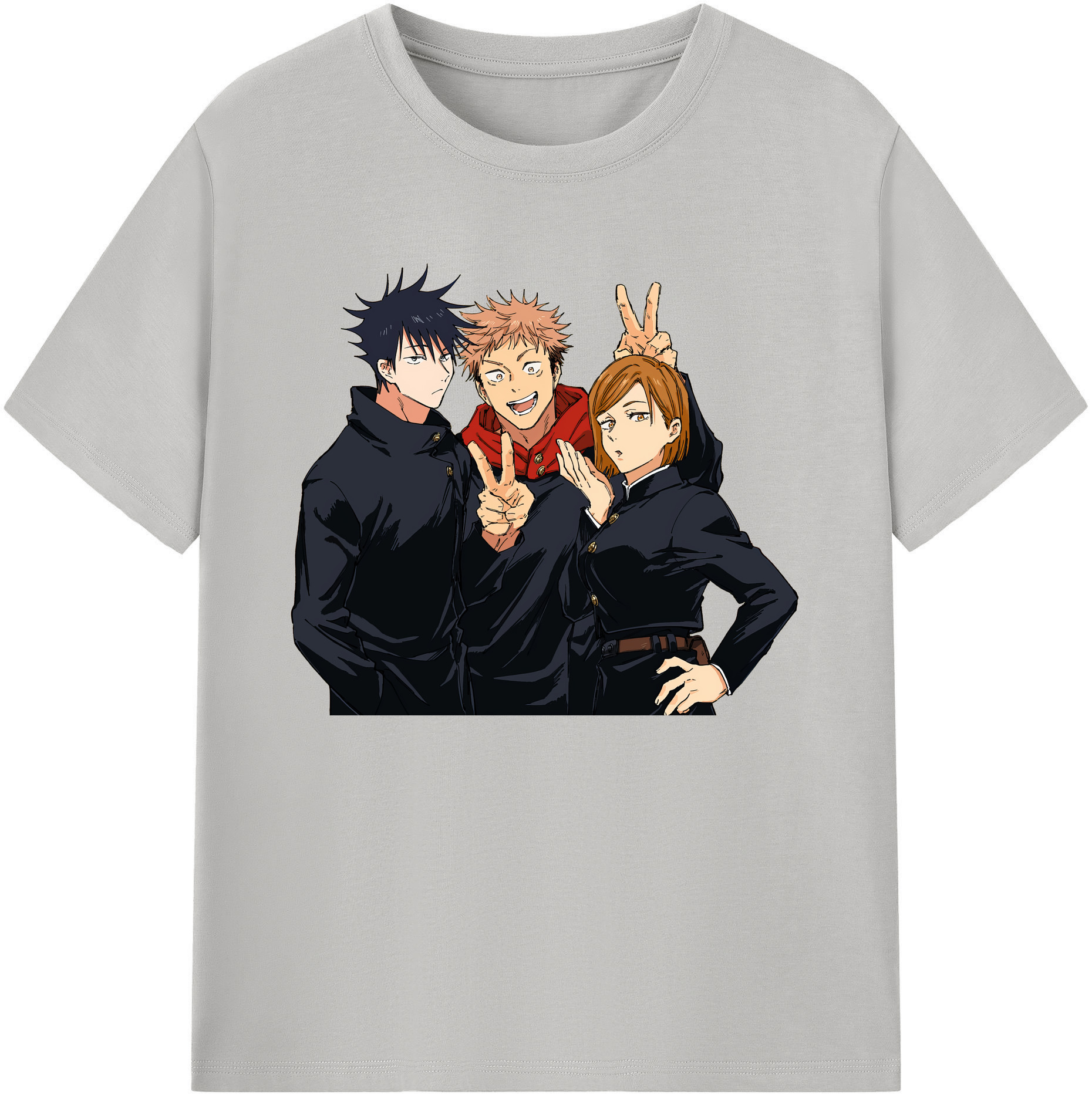 （画像用） 呪術廻戦 Jujutsu Kaisen 綿100％ メンズ半袖Tシャツ｜肌触りやわらか＆通気性