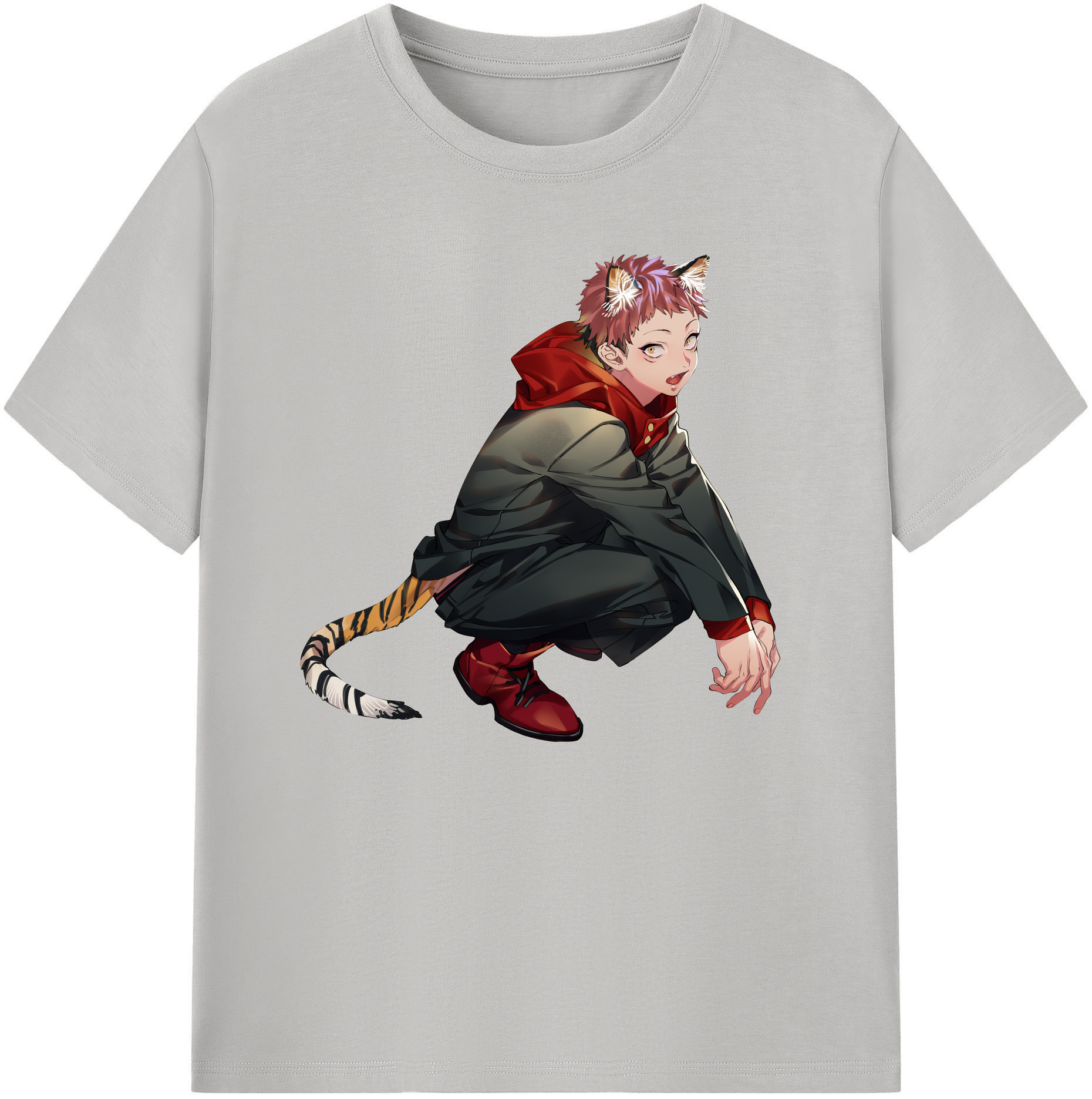 （画像用） 呪術廻戦 Jujutsu Kaisen 綿100％ メンズ半袖Tシャツ｜肌触りやわらか＆通気性