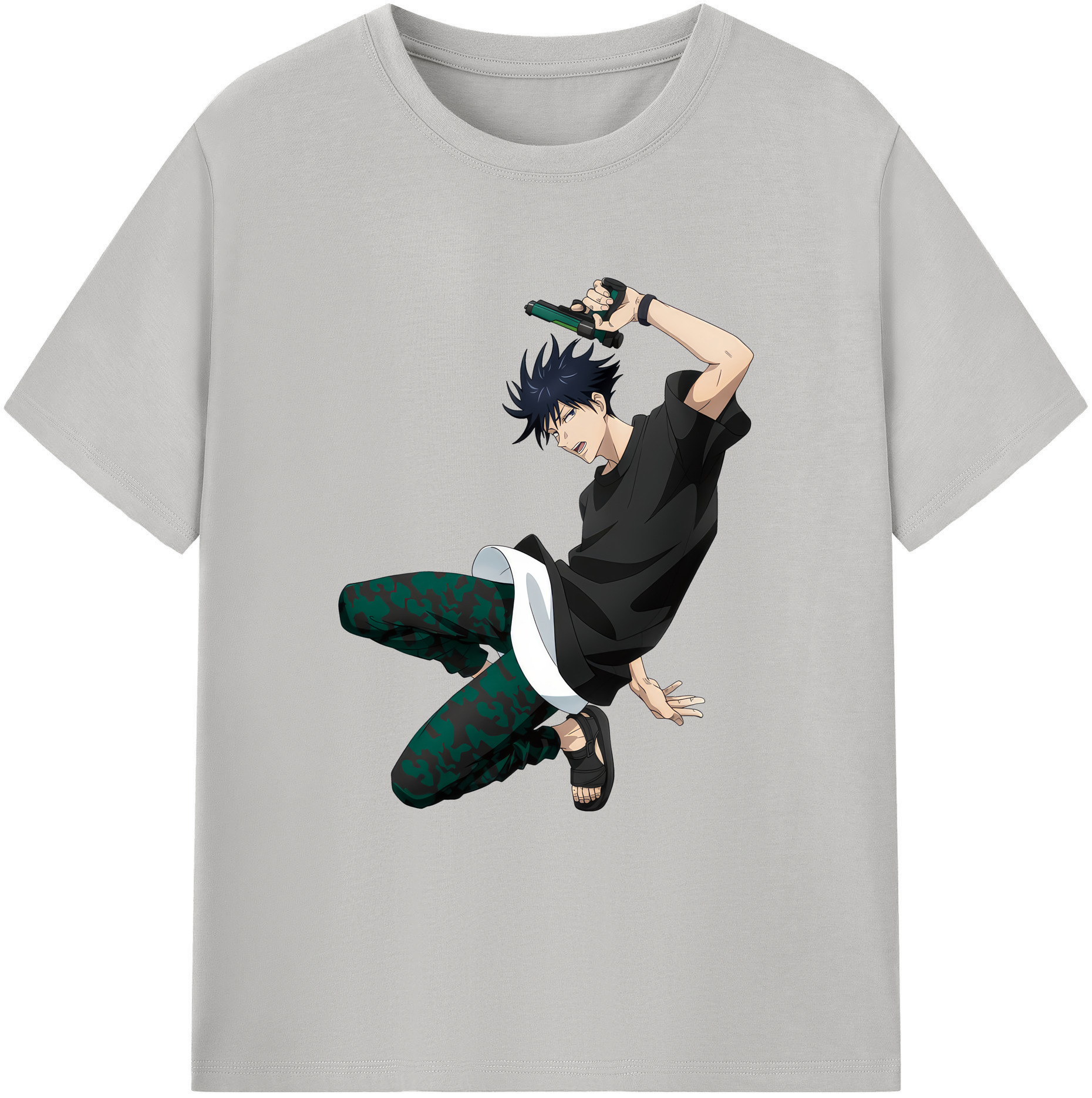 （画像用） 呪術廻戦 Jujutsu Kaisen 綿100％ メンズ半袖Tシャツ｜肌触りやわらか＆通気性