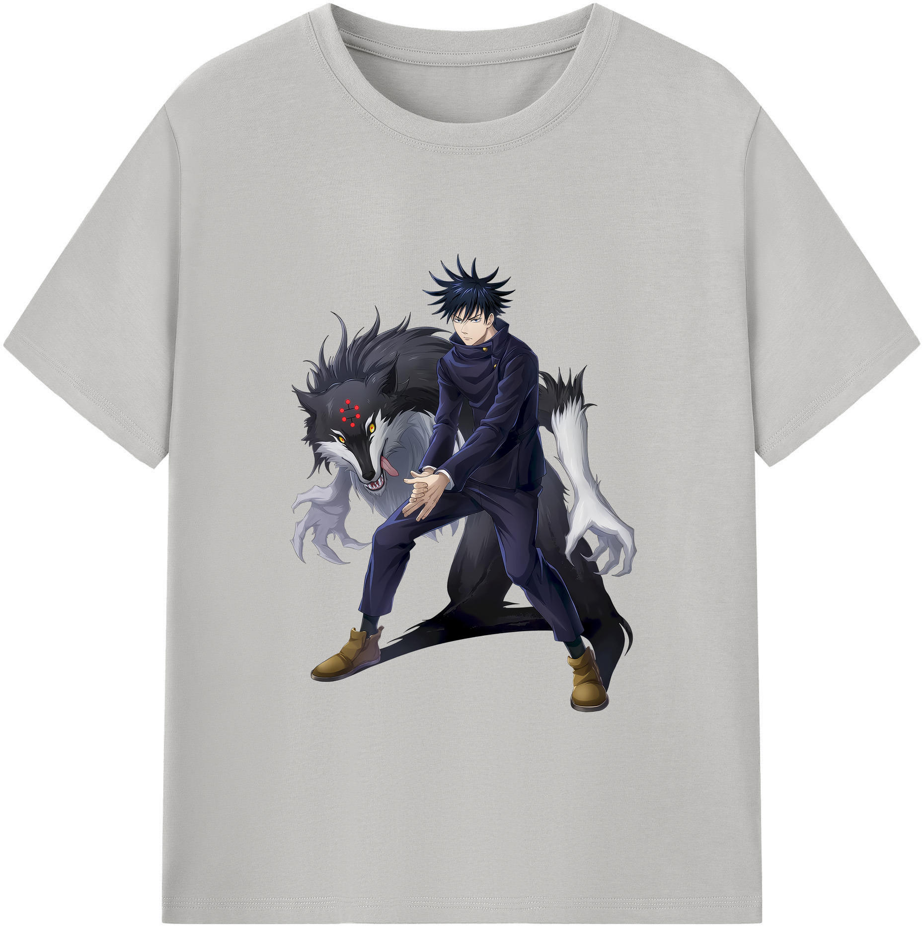 （画像用） 呪術廻戦 Jujutsu Kaisen 綿100％ メンズ半袖Tシャツ｜肌触りやわらか＆通気性