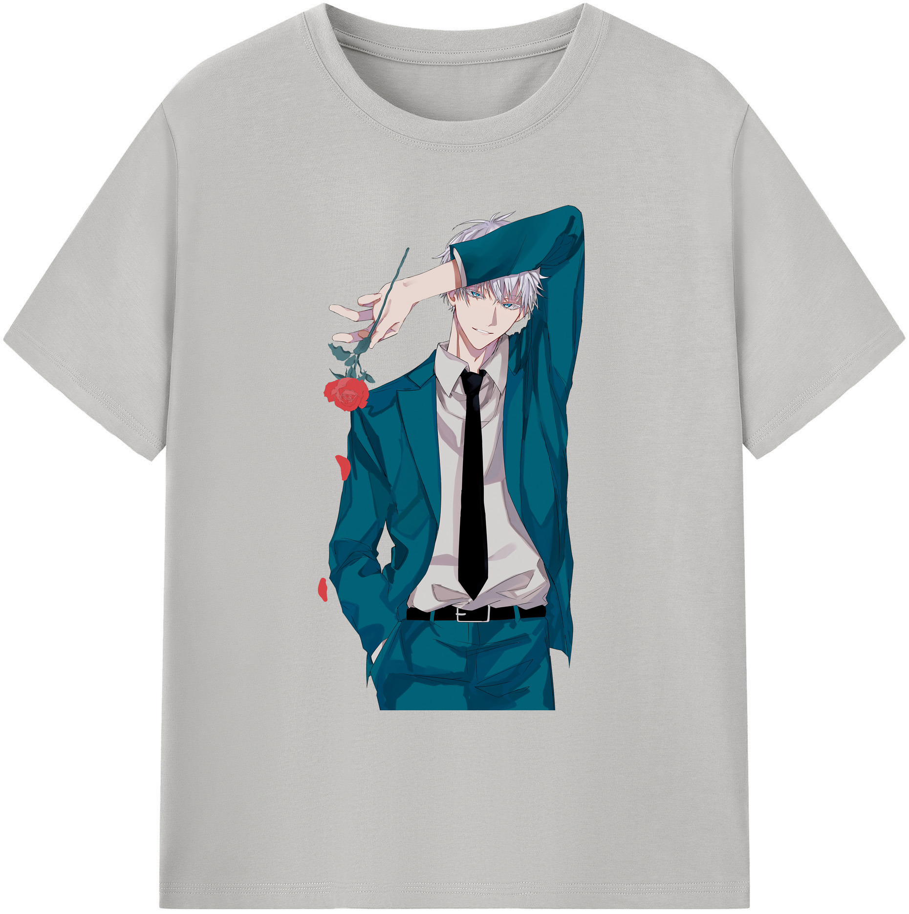 （画像用） 呪術廻戦 Jujutsu Kaisen 綿100％ メンズ半袖Tシャツ｜肌触りやわらか＆通気性