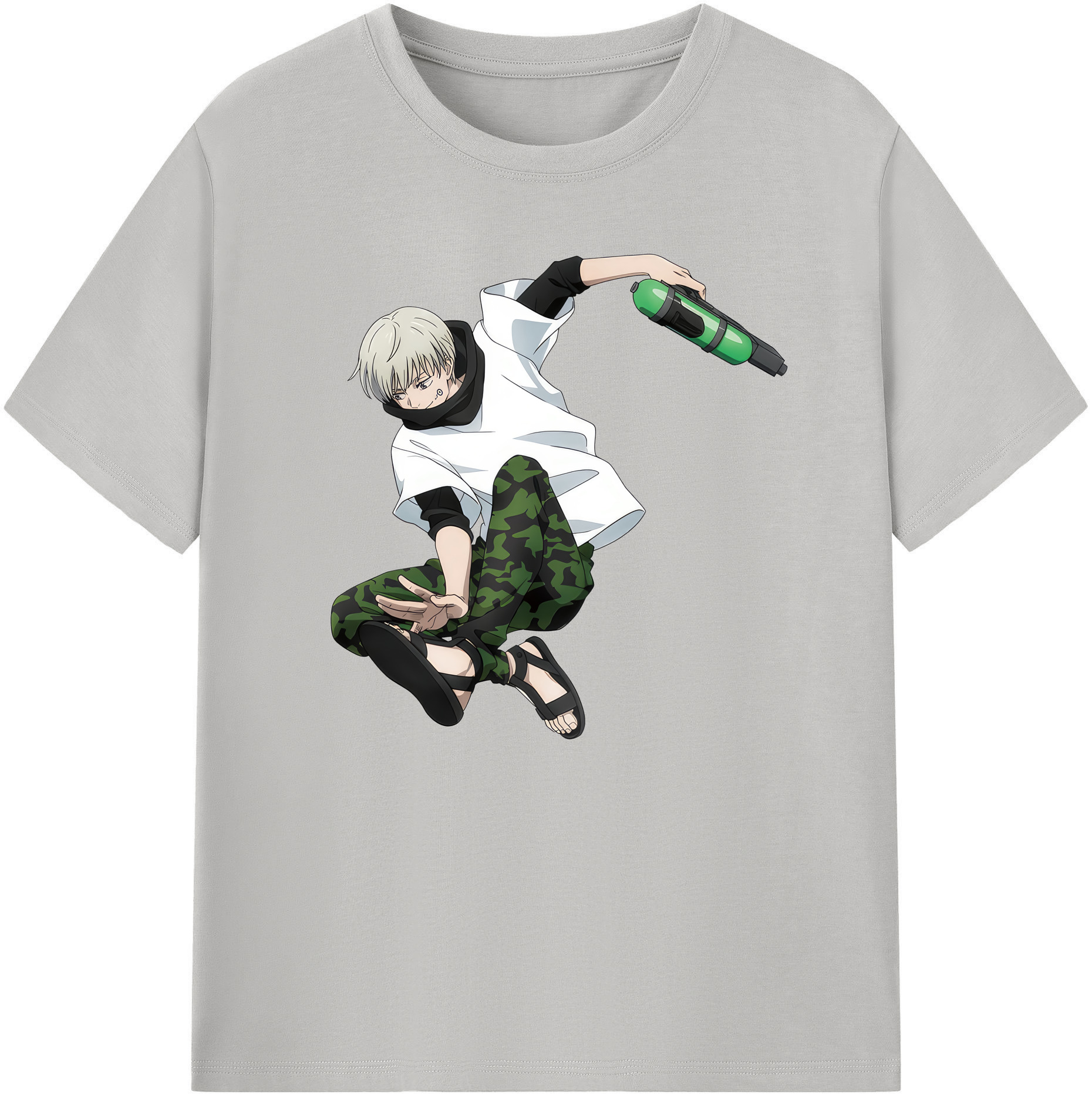 （画像用） 呪術廻戦 Jujutsu Kaisen 綿100％ メンズ半袖Tシャツ｜肌触りやわらか＆通気性