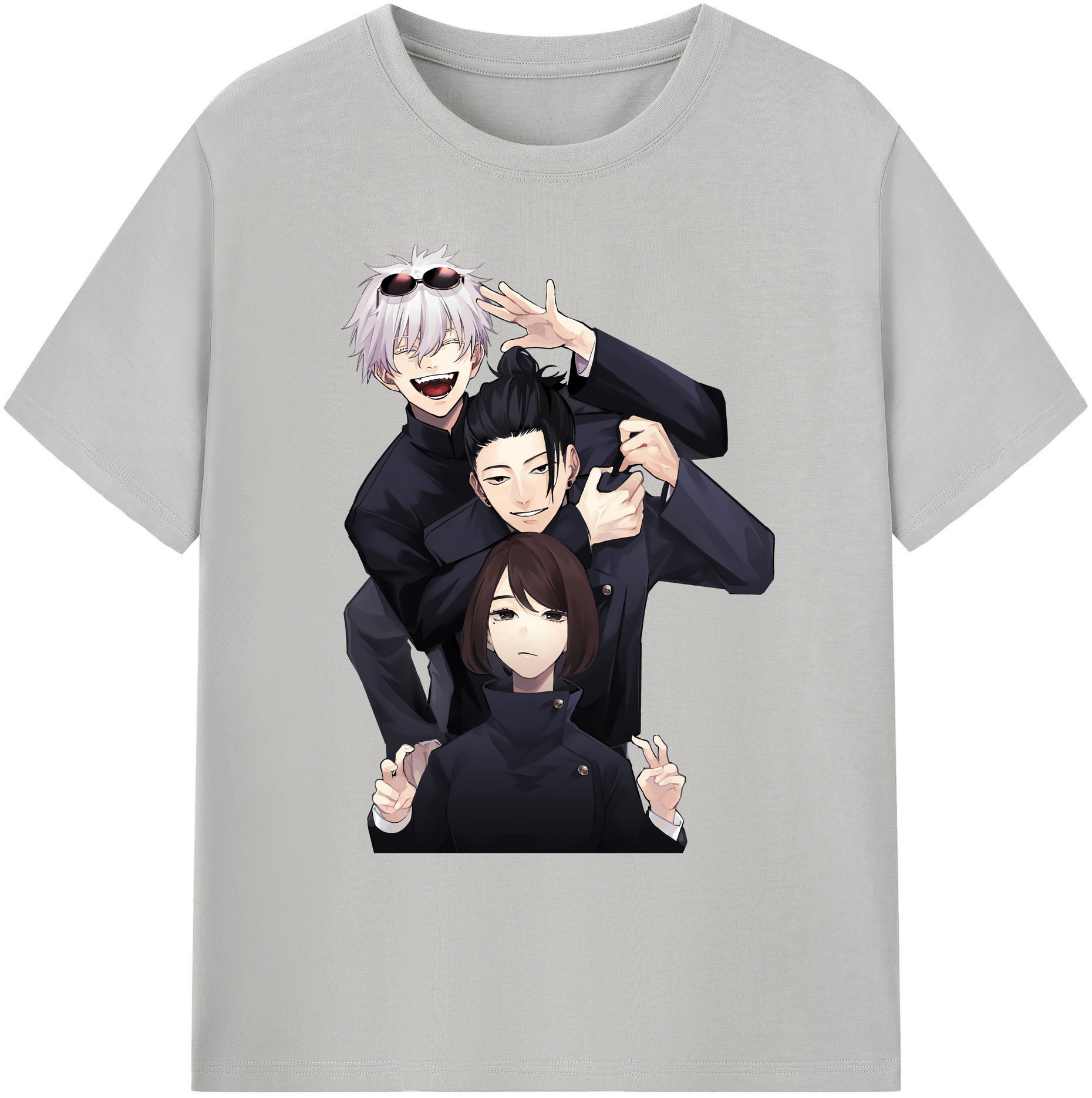 （画像用） 呪術廻戦 Jujutsu Kaisen 綿100％ メンズ半袖Tシャツ｜肌触りやわらか＆通気性