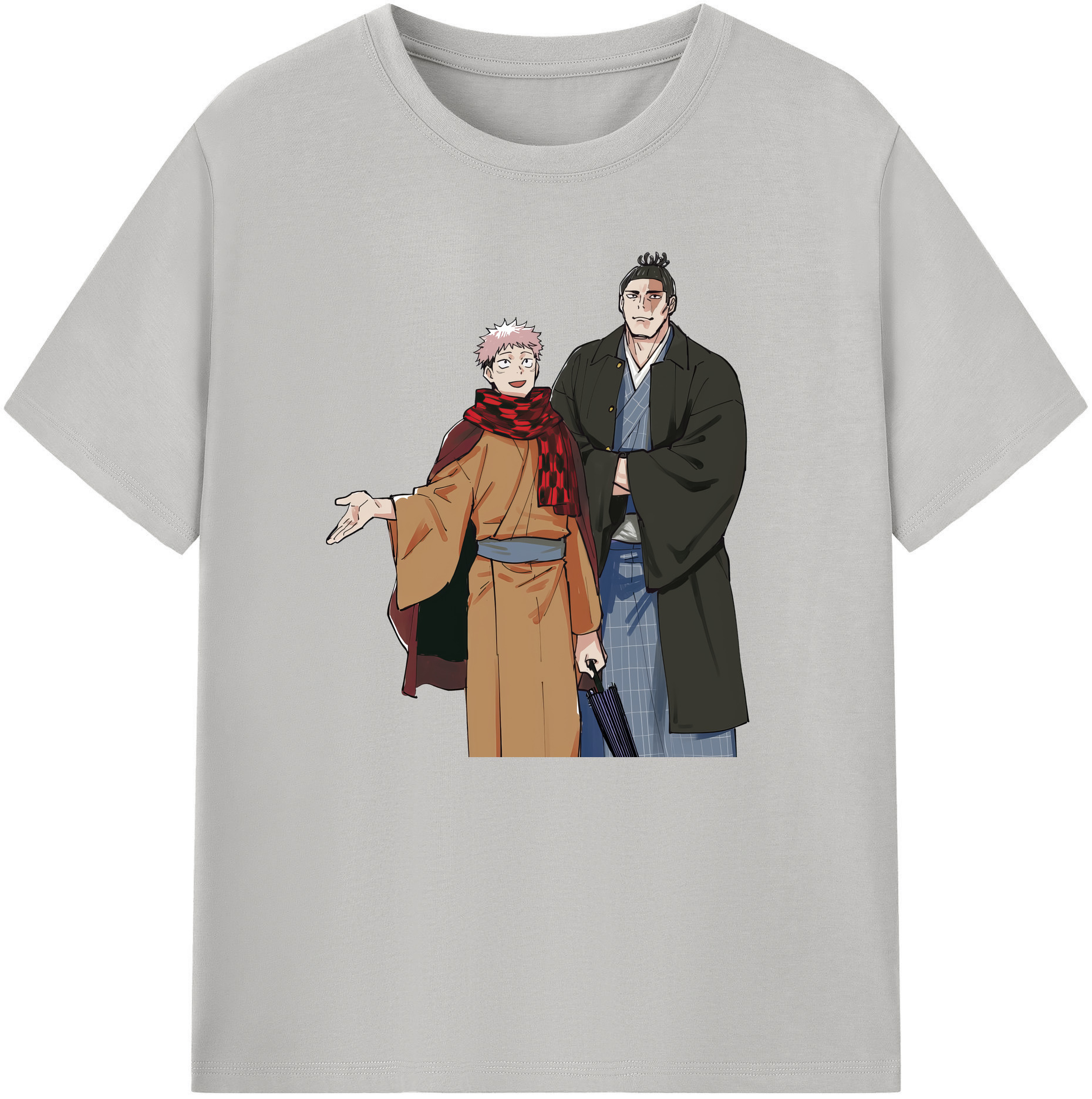 （画像用） 呪術廻戦 Jujutsu Kaisen 綿100％ メンズ半袖Tシャツ｜肌触りやわらか＆通気性