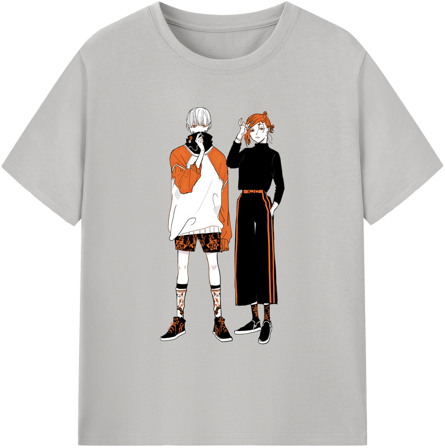 （画像用） 呪術廻戦 Jujutsu Kaisen 綿100％ メンズ半袖Tシャツ｜肌触りやわらか＆通気性