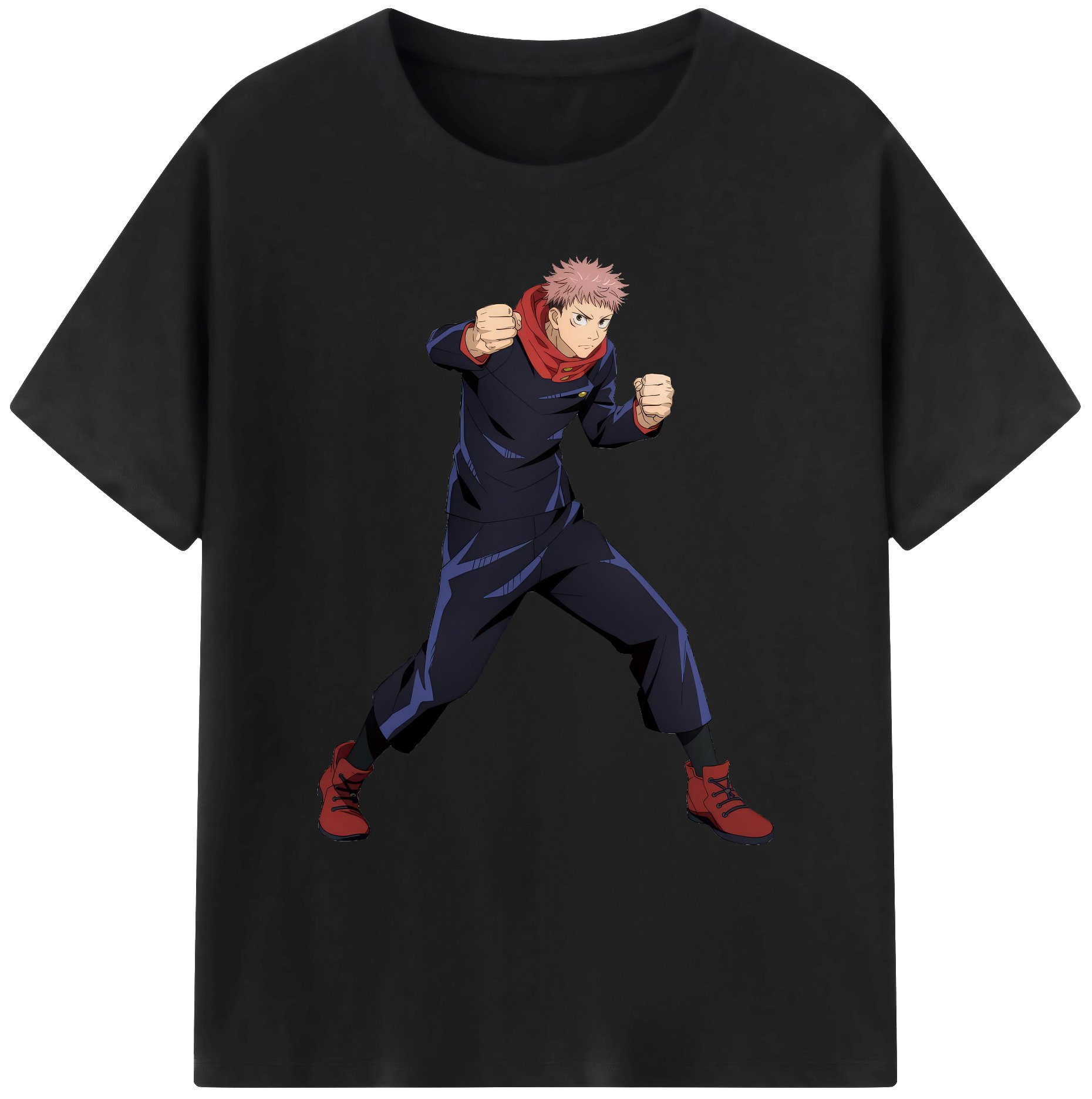 （画像用） 呪術廻戦 Jujutsu Kaisen 綿100％ メンズ半袖Tシャツ｜肌触りやわらか＆通気性
