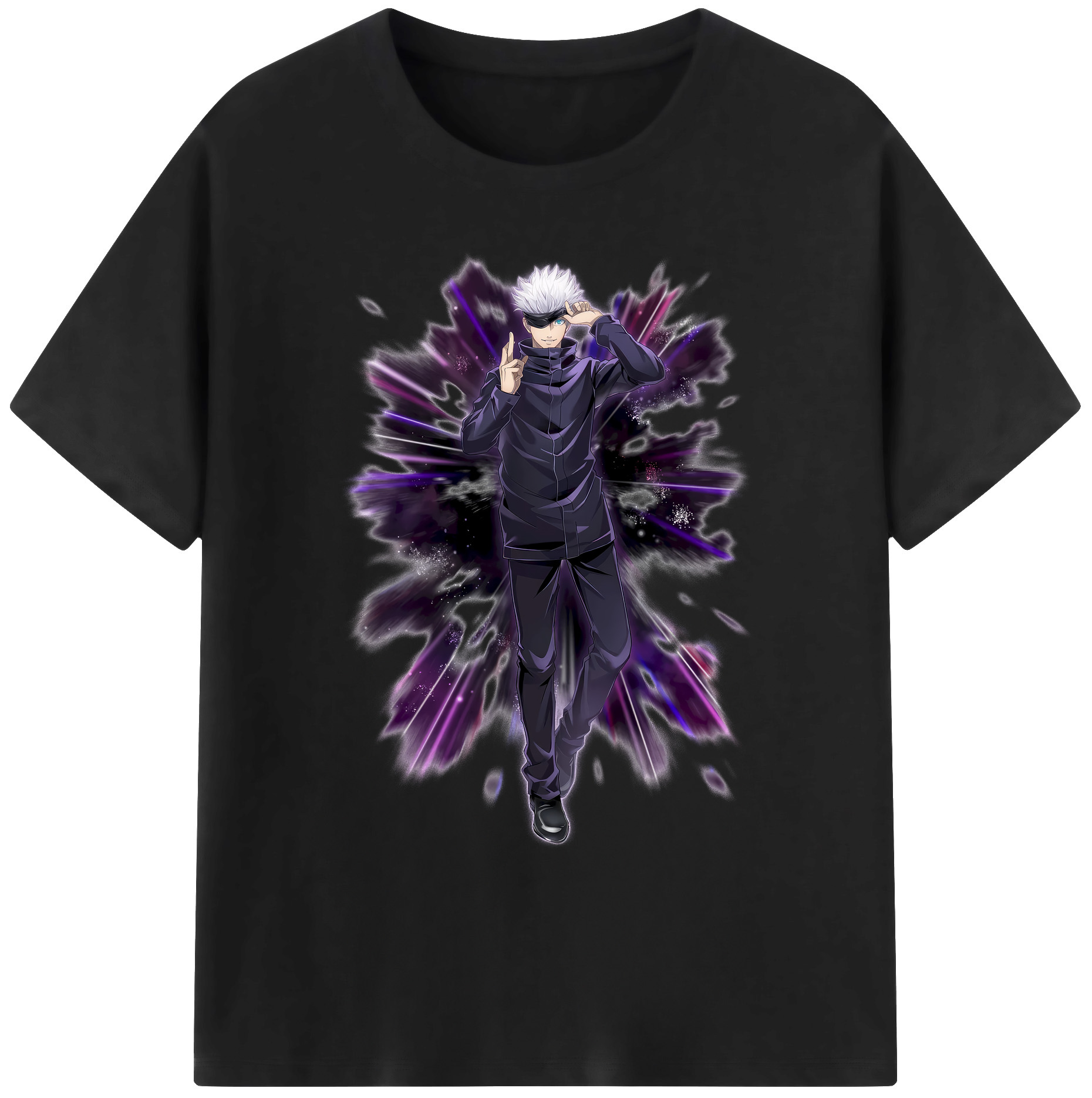 （画像用） 呪術廻戦 Jujutsu Kaisen 綿100％ メンズ半袖Tシャツ｜肌触りやわらか＆通気性