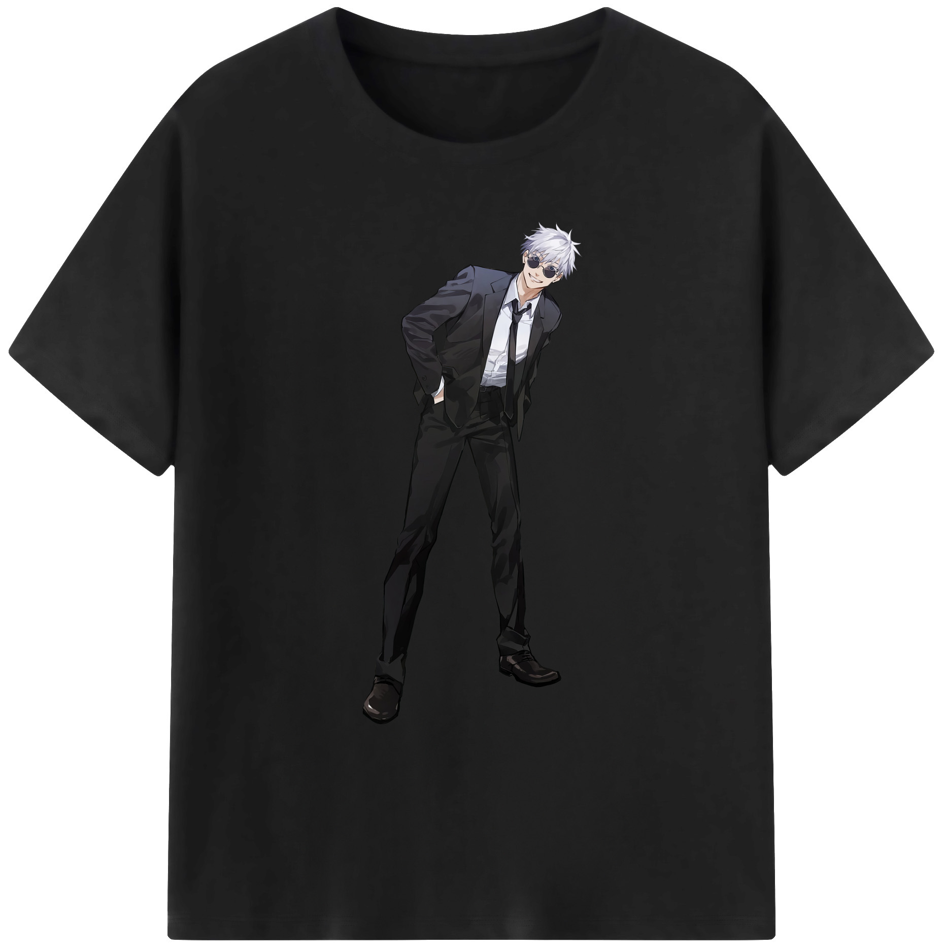 （画像用） 呪術廻戦 Jujutsu Kaisen 綿100％ メンズ半袖Tシャツ｜肌触りやわらか＆通気性