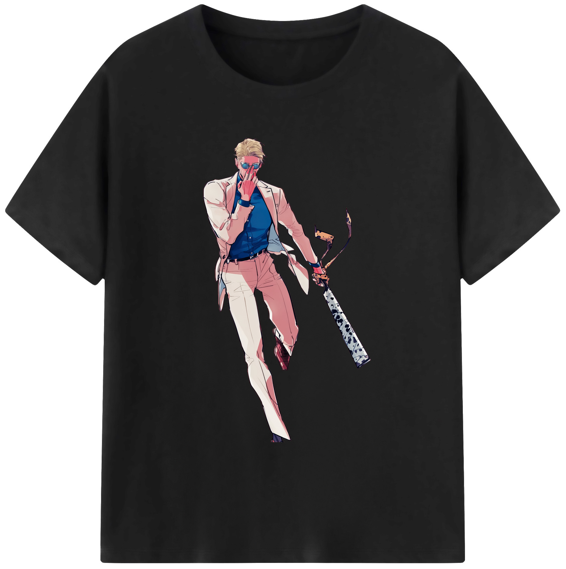 （画像用） 呪術廻戦 Jujutsu Kaisen 綿100％ メンズ半袖Tシャツ｜肌触りやわらか＆通気性