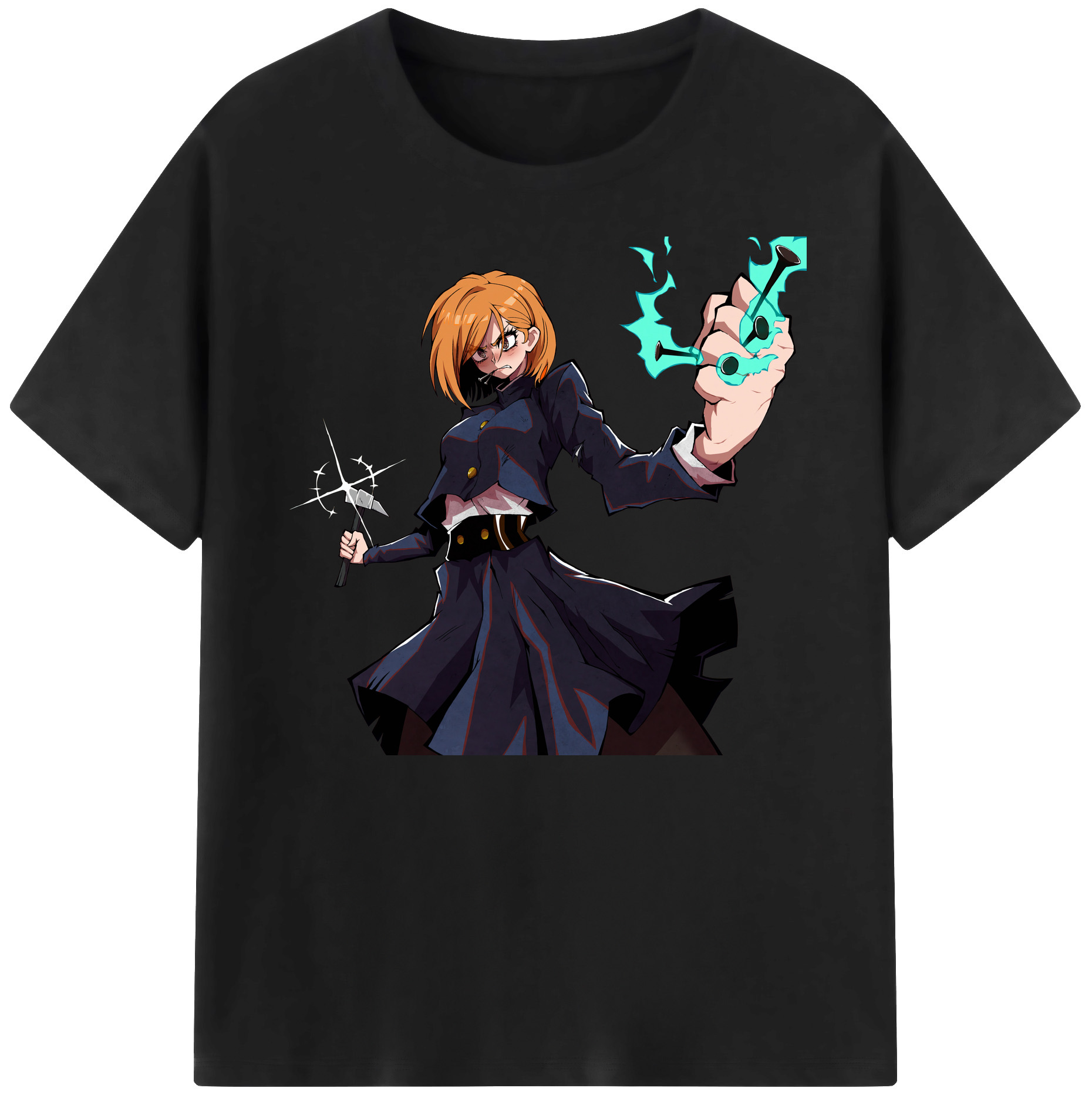 （画像用） 呪術廻戦 Jujutsu Kaisen 綿100％ メンズ半袖Tシャツ｜肌触りやわらか＆通気性