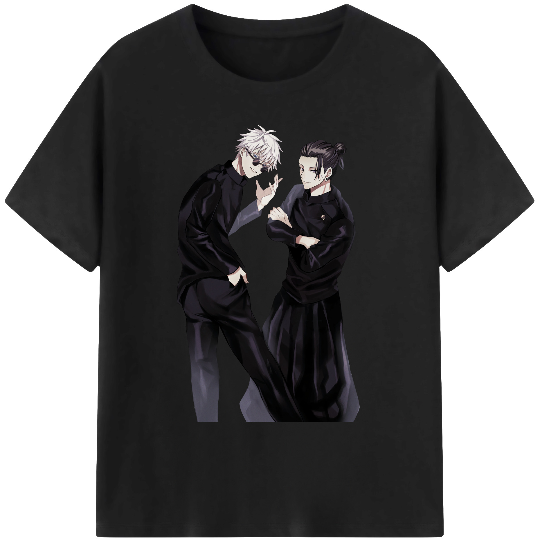（画像用） 呪術廻戦 Jujutsu Kaisen 綿100％ メンズ半袖Tシャツ｜肌触りやわらか＆通気性