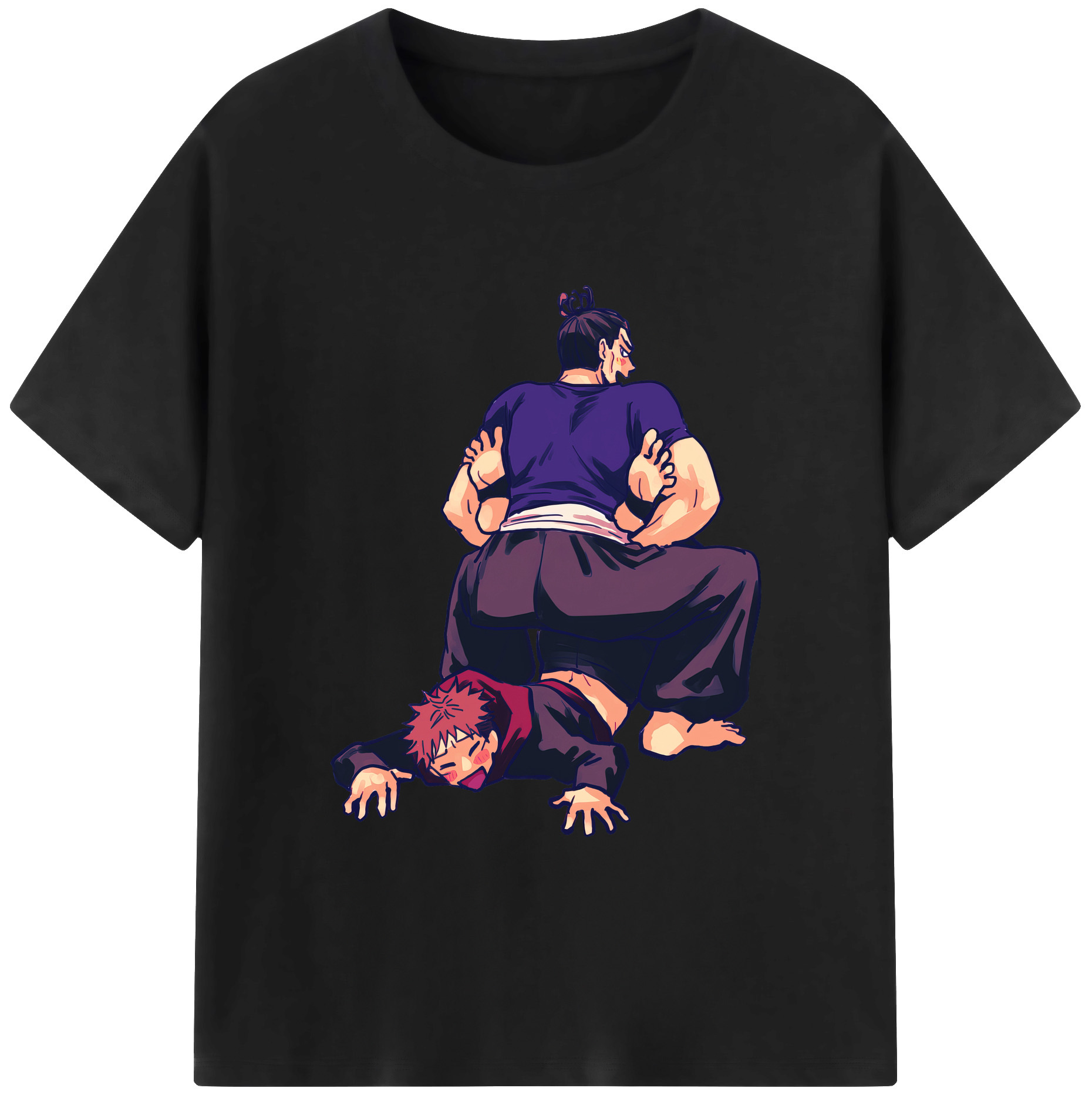 （画像用） 呪術廻戦 Jujutsu Kaisen 綿100％ メンズ半袖Tシャツ｜肌触りやわらか＆通気性