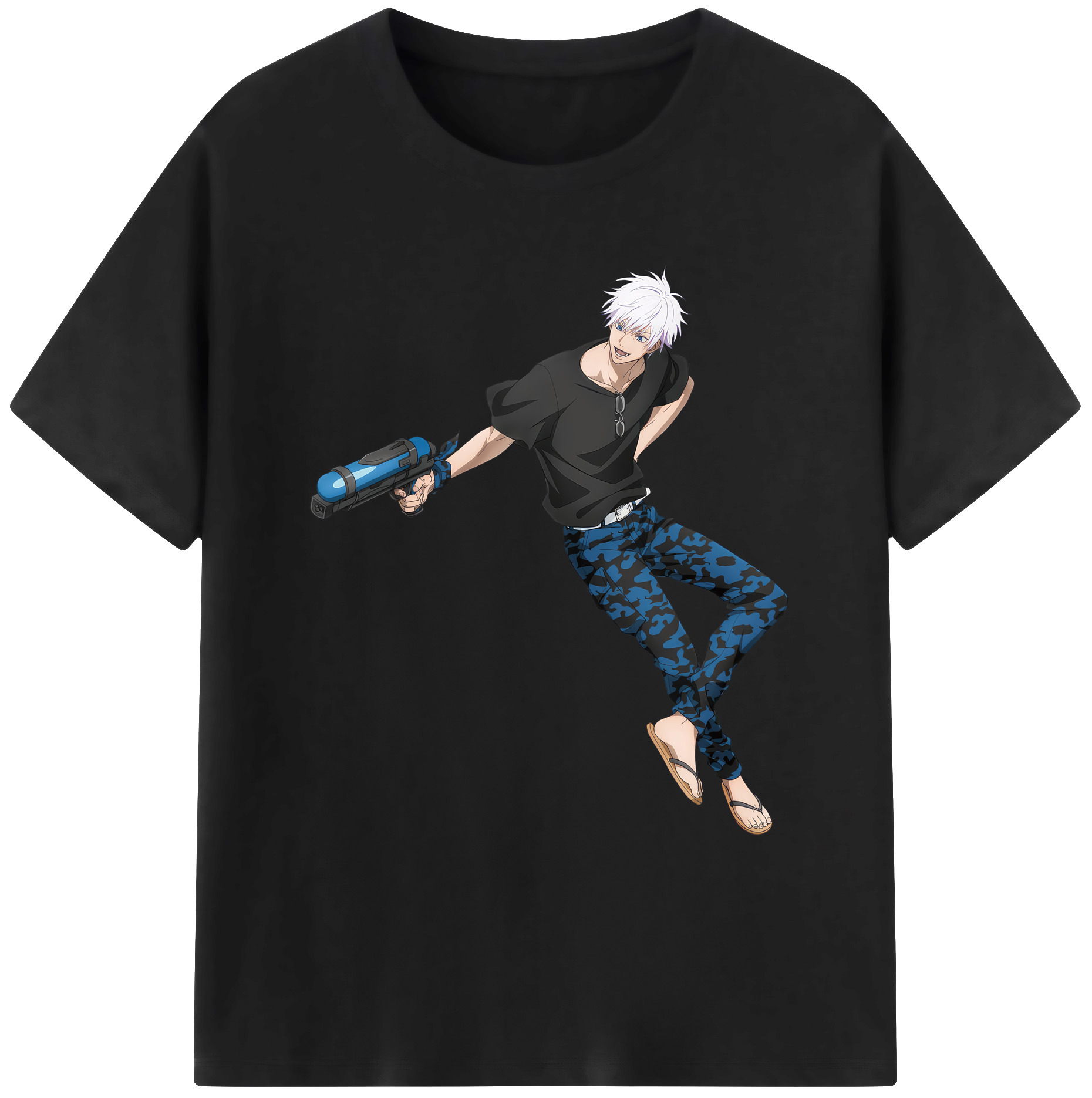 （画像用） 呪術廻戦 Jujutsu Kaisen 綿100％ メンズ半袖Tシャツ｜肌触りやわらか＆通気性