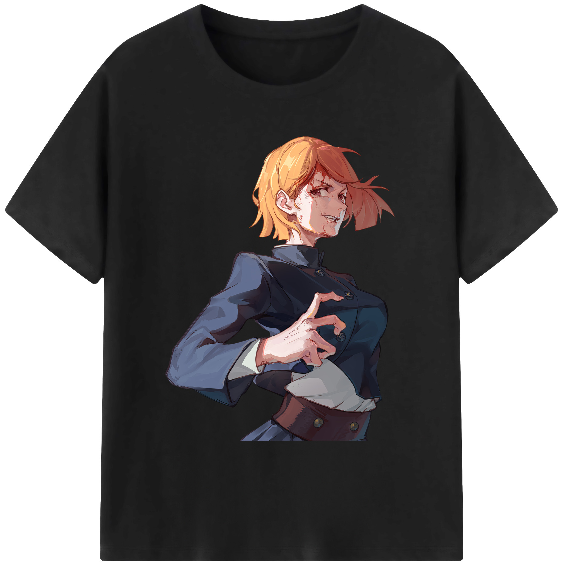 （画像用） 呪術廻戦 Jujutsu Kaisen 綿100％ メンズ半袖Tシャツ｜肌触りやわらか＆通気性