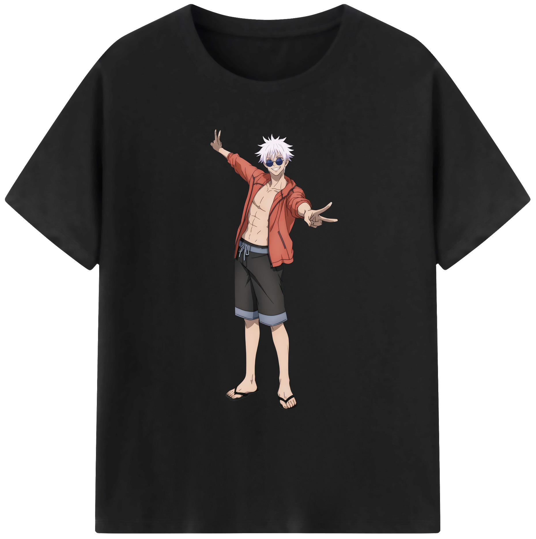 （画像用） 呪術廻戦 Jujutsu Kaisen 綿100％ メンズ半袖Tシャツ｜肌触りやわらか＆通気性