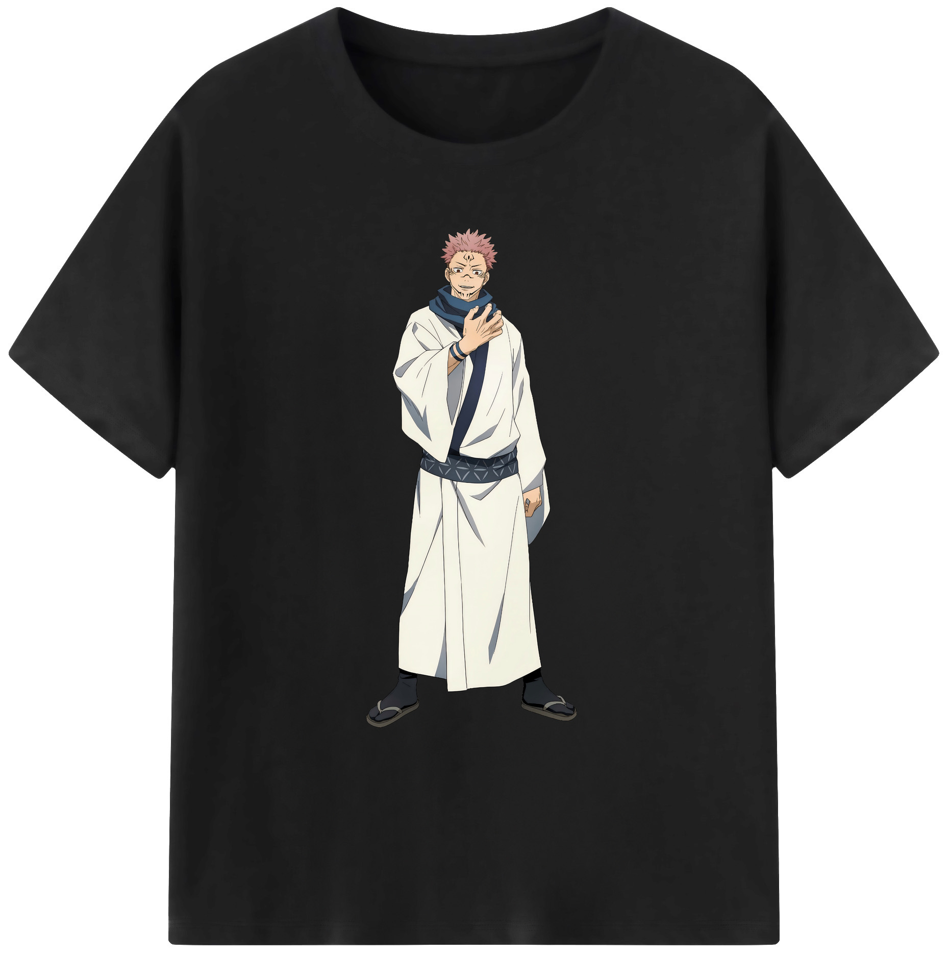（画像用） 呪術廻戦 Jujutsu Kaisen 綿100％ メンズ半袖Tシャツ｜肌触りやわらか＆通気性