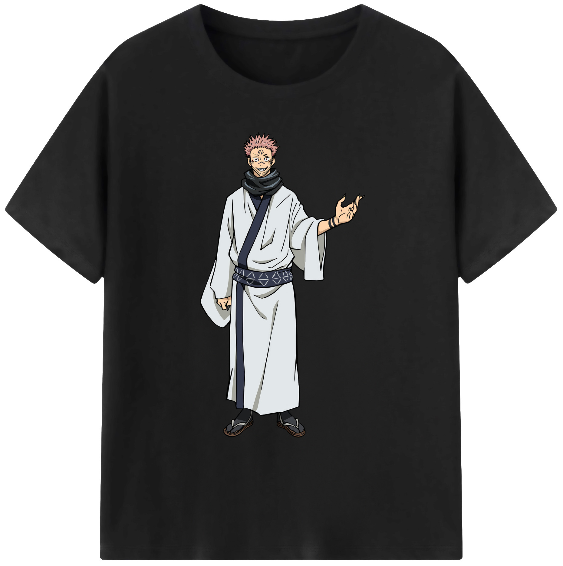 （画像用） 呪術廻戦 Jujutsu Kaisen 綿100％ メンズ半袖Tシャツ｜肌触りやわらか＆通気性