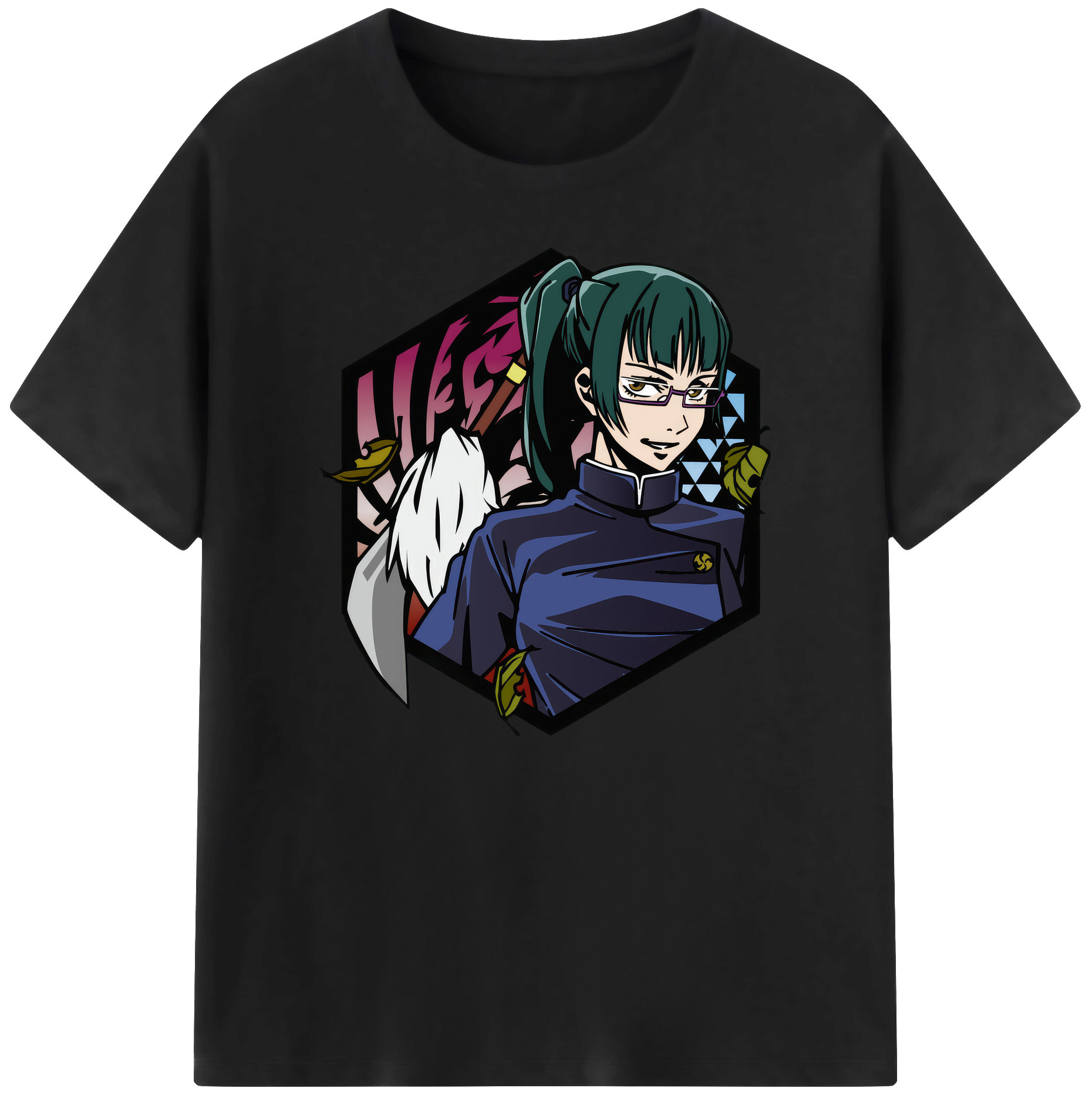 （画像用） 呪術廻戦 Jujutsu Kaisen 綿100％ メンズ半袖Tシャツ｜肌触りやわらか＆通気性