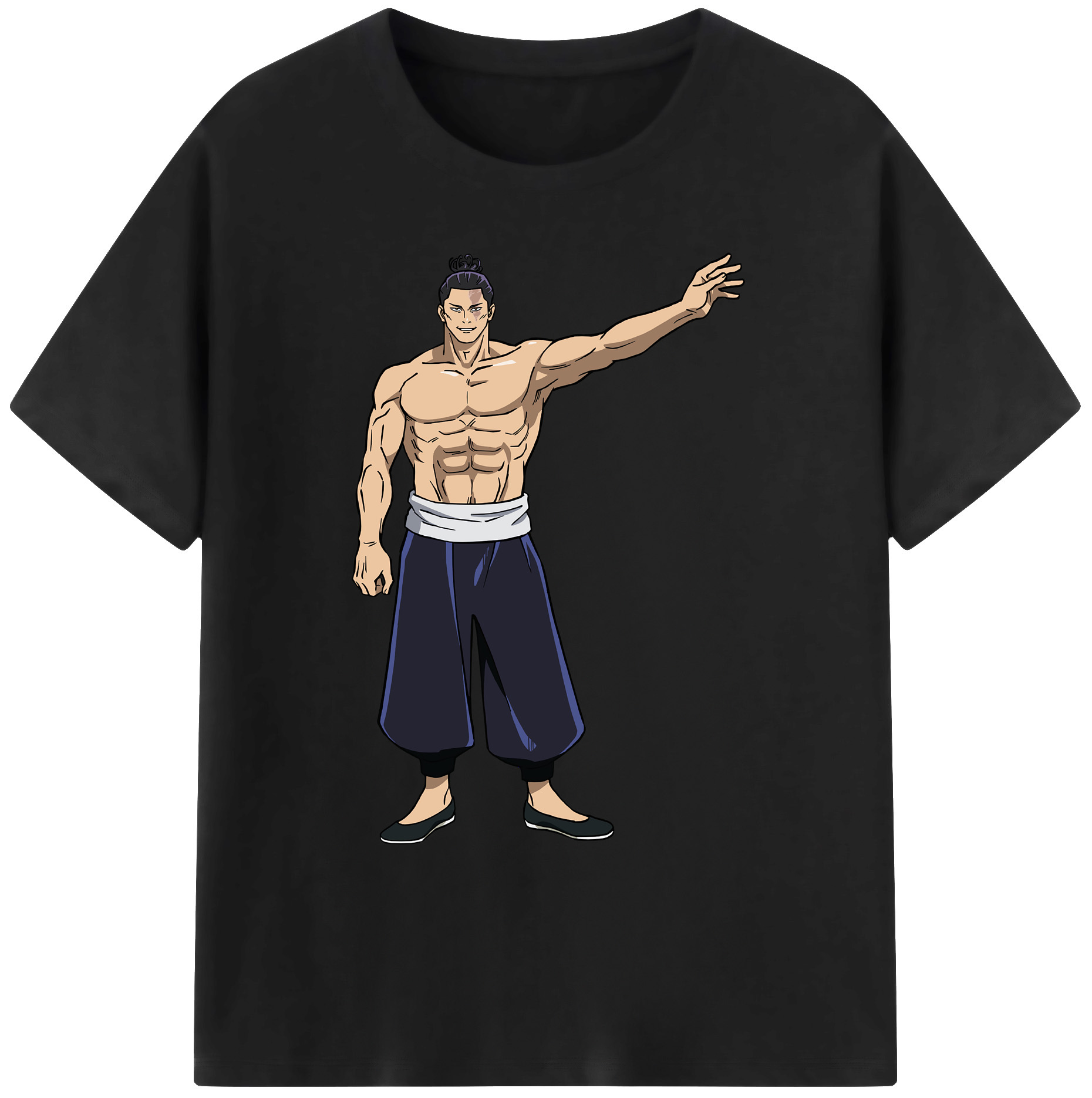 （画像用） 呪術廻戦 Jujutsu Kaisen 綿100％ メンズ半袖Tシャツ｜肌触りやわらか＆通気性