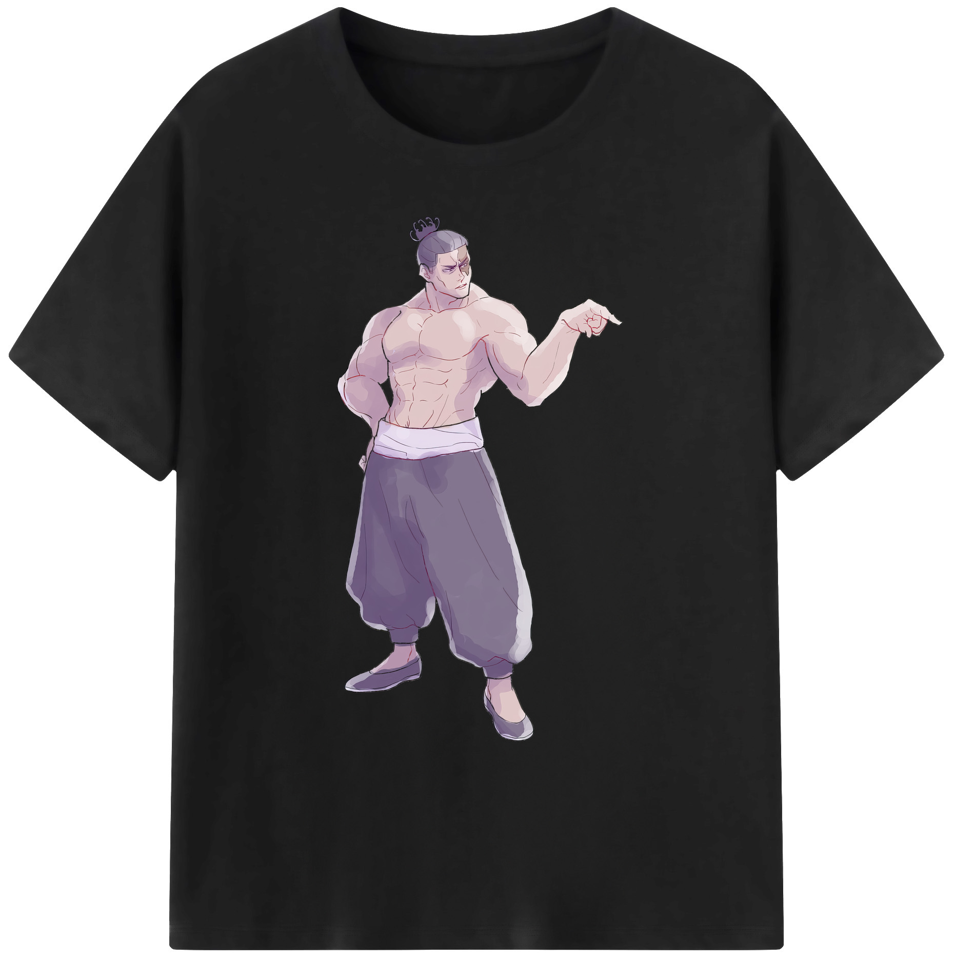 （画像用） 呪術廻戦 Jujutsu Kaisen 綿100％ メンズ半袖Tシャツ｜肌触りやわらか＆通気性