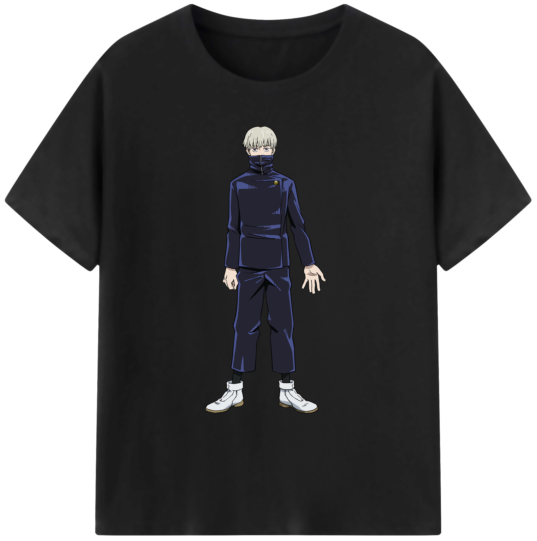 （画像用） 呪術廻戦 Jujutsu Kaisen 綿100％ メンズ半袖Tシャツ｜肌触りやわらか＆通気性