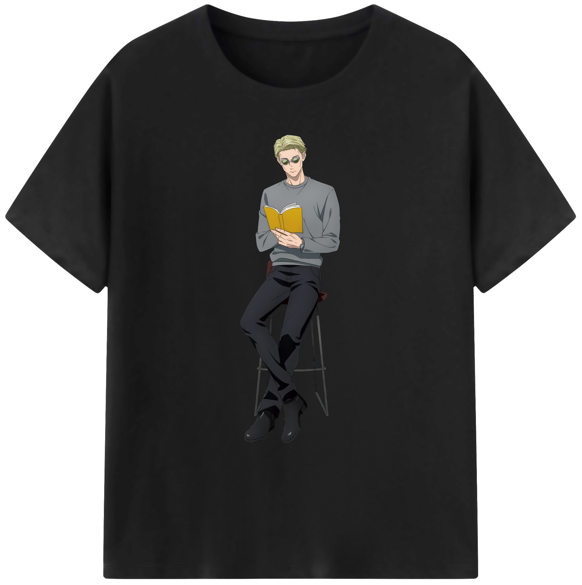 （画像用） 呪術廻戦 Jujutsu Kaisen 綿100％ メンズ半袖Tシャツ｜肌触りやわらか＆通気性